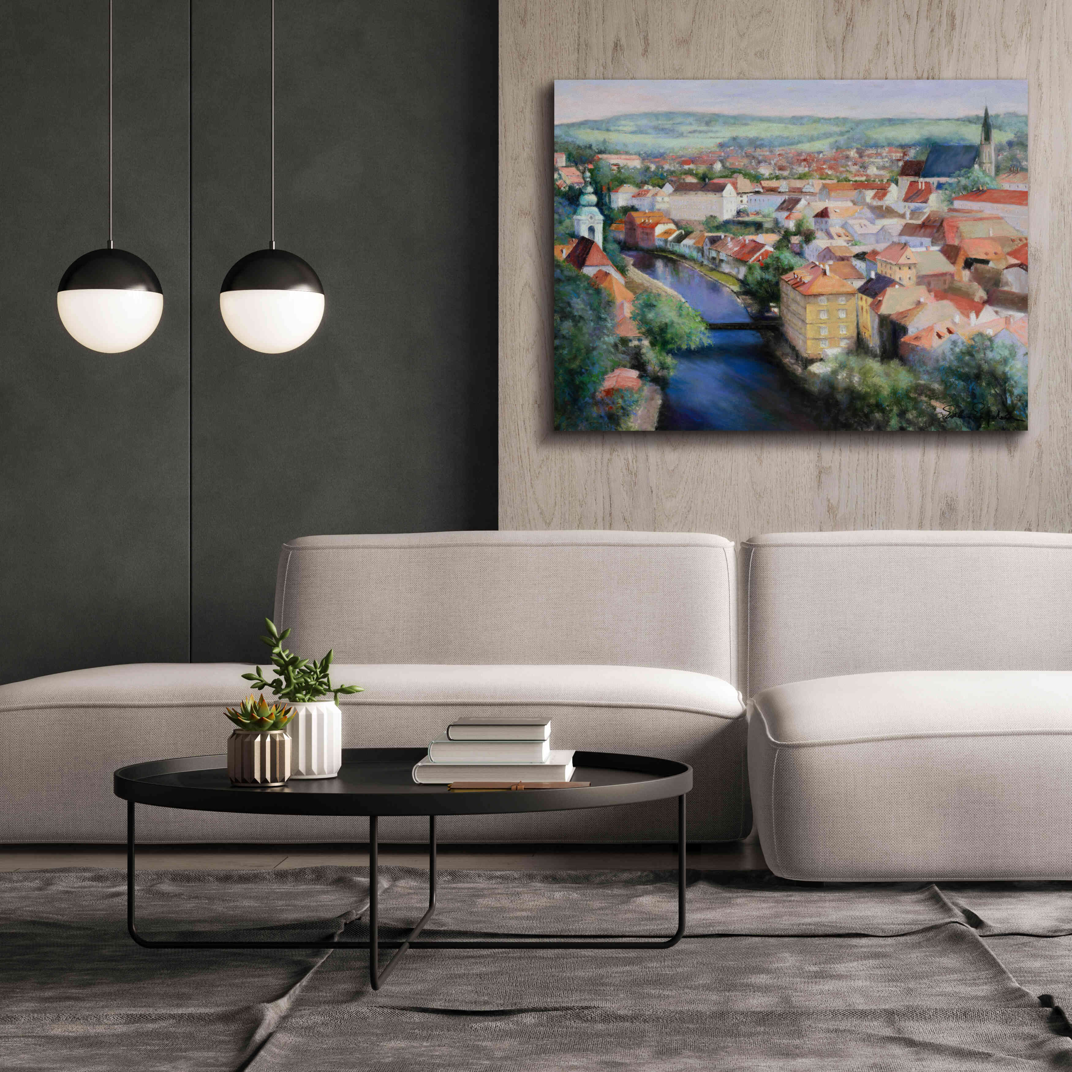 'Mosaic' by Esther Engelman, Giclee Canvas Wall Art,54x40