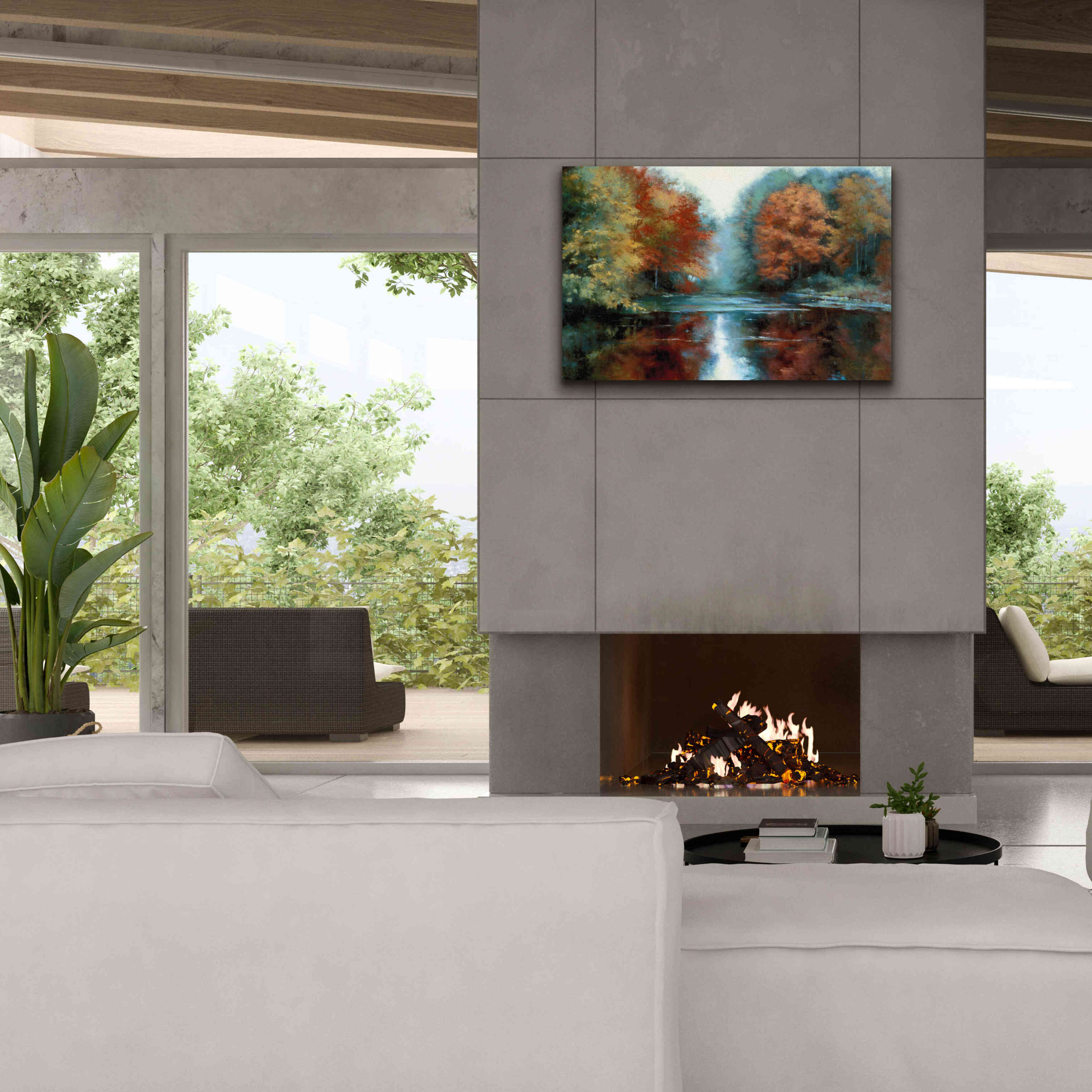 'Saco River' by Esther Engelman, Giclee Canvas Wall Art,40x26