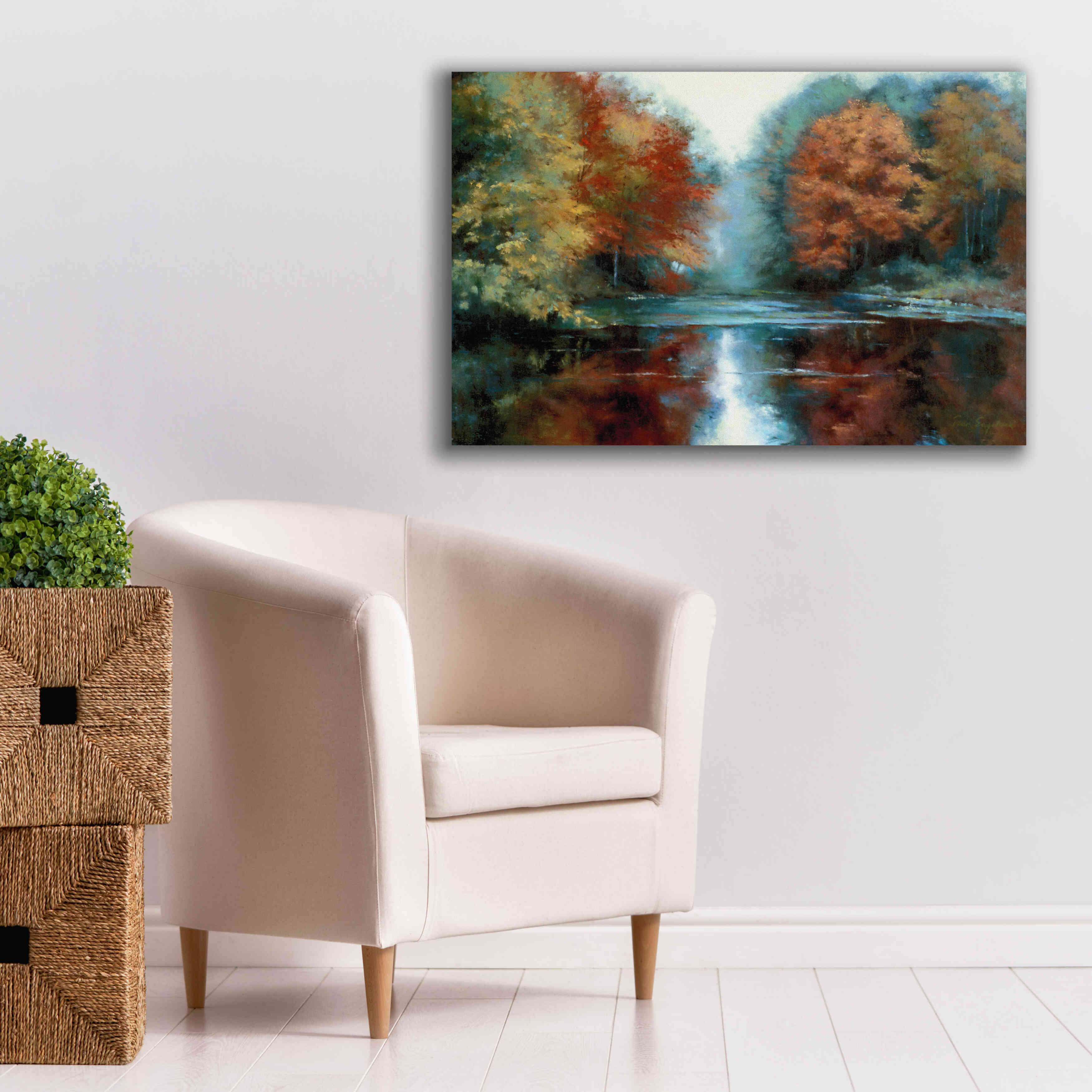 'Saco River' by Esther Engelman, Giclee Canvas Wall Art,40x26