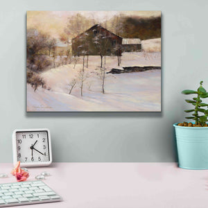 'Winter Peace' by Esther Engelman, Giclee Canvas Wall Art,16x12