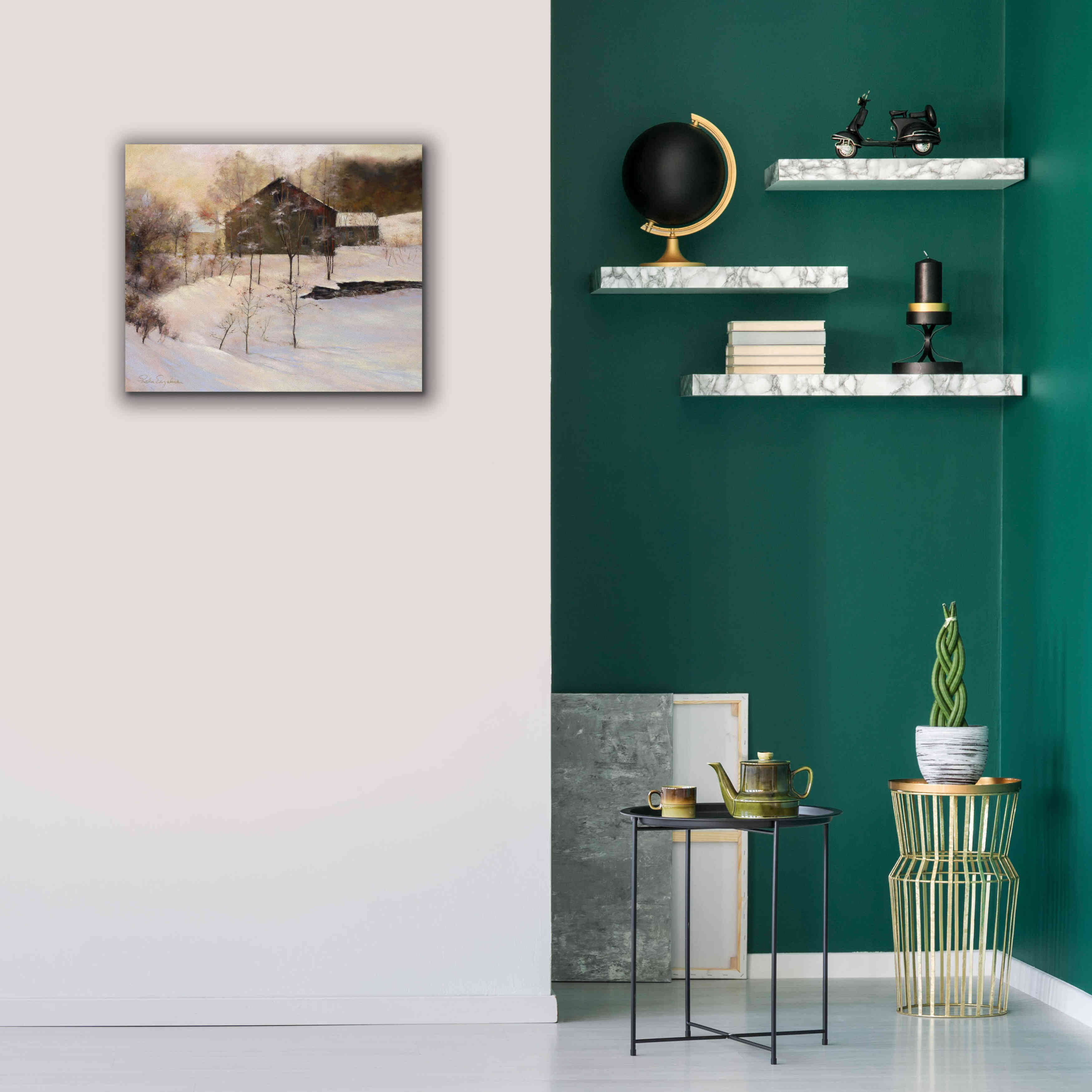 'Winter Peace' by Esther Engelman, Giclee Canvas Wall Art,24x20