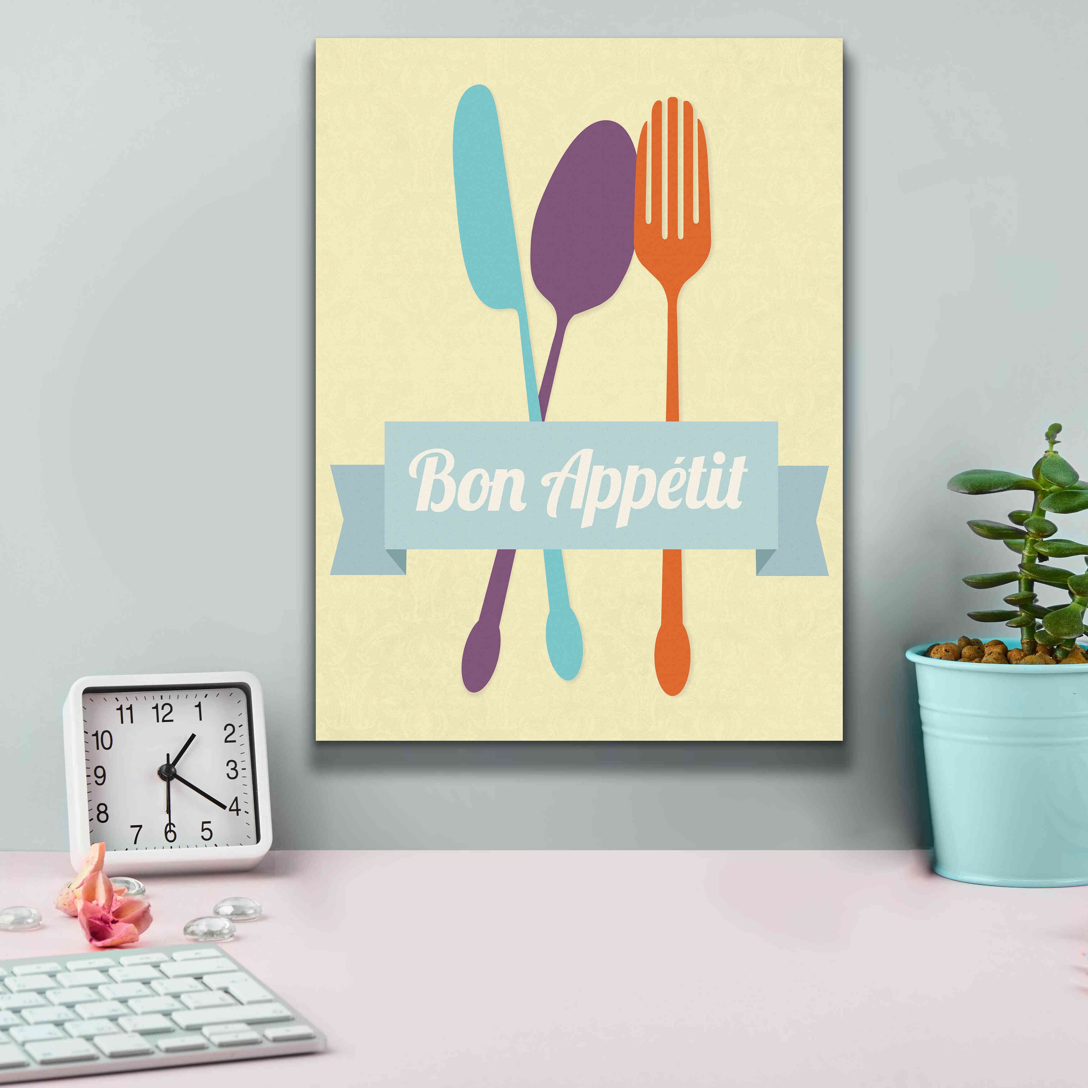 'Bon Appetit' by Genesis Duncan, Giclee Canvas Wall Art,12x16