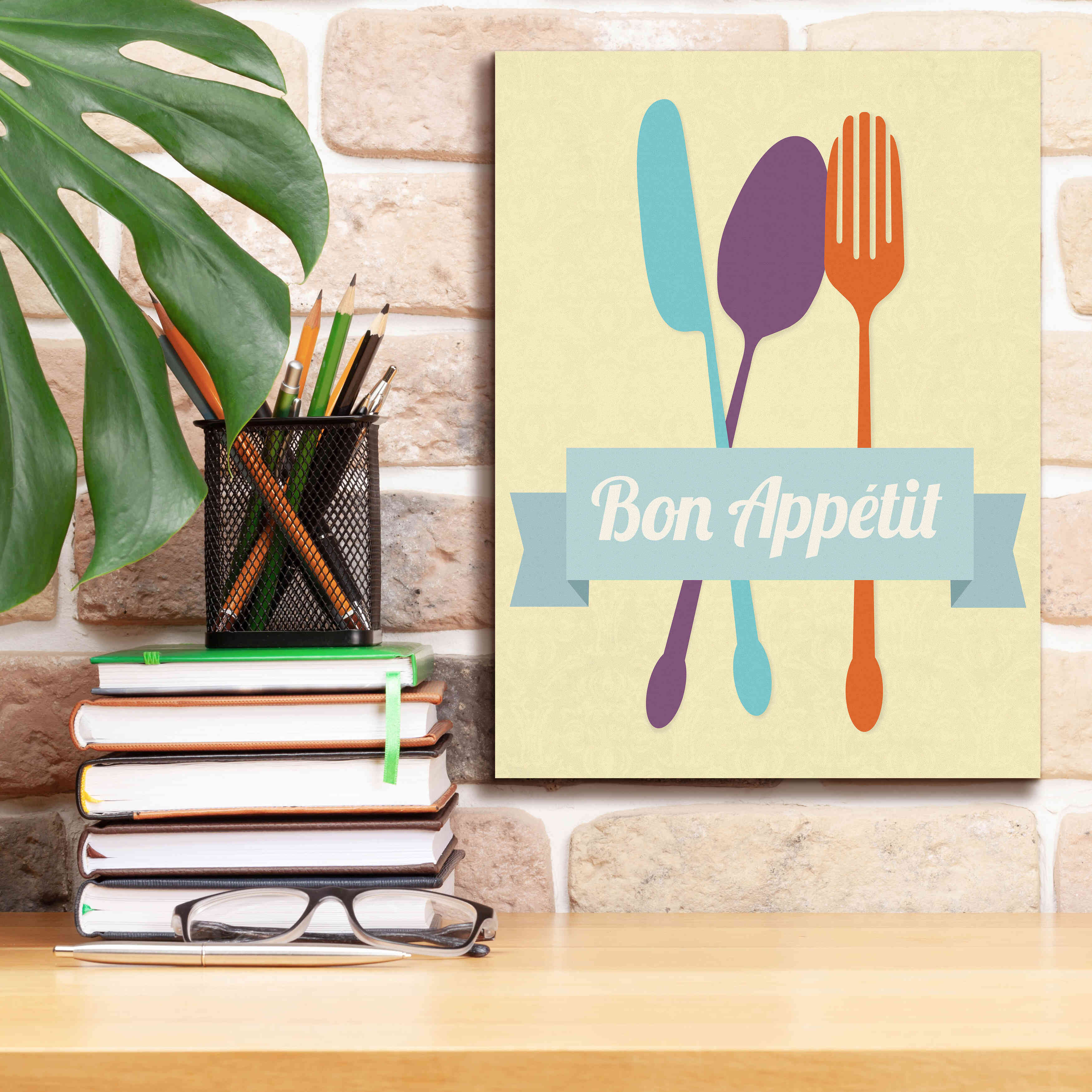 'Bon Appetit' by Genesis Duncan, Giclee Canvas Wall Art,12x16