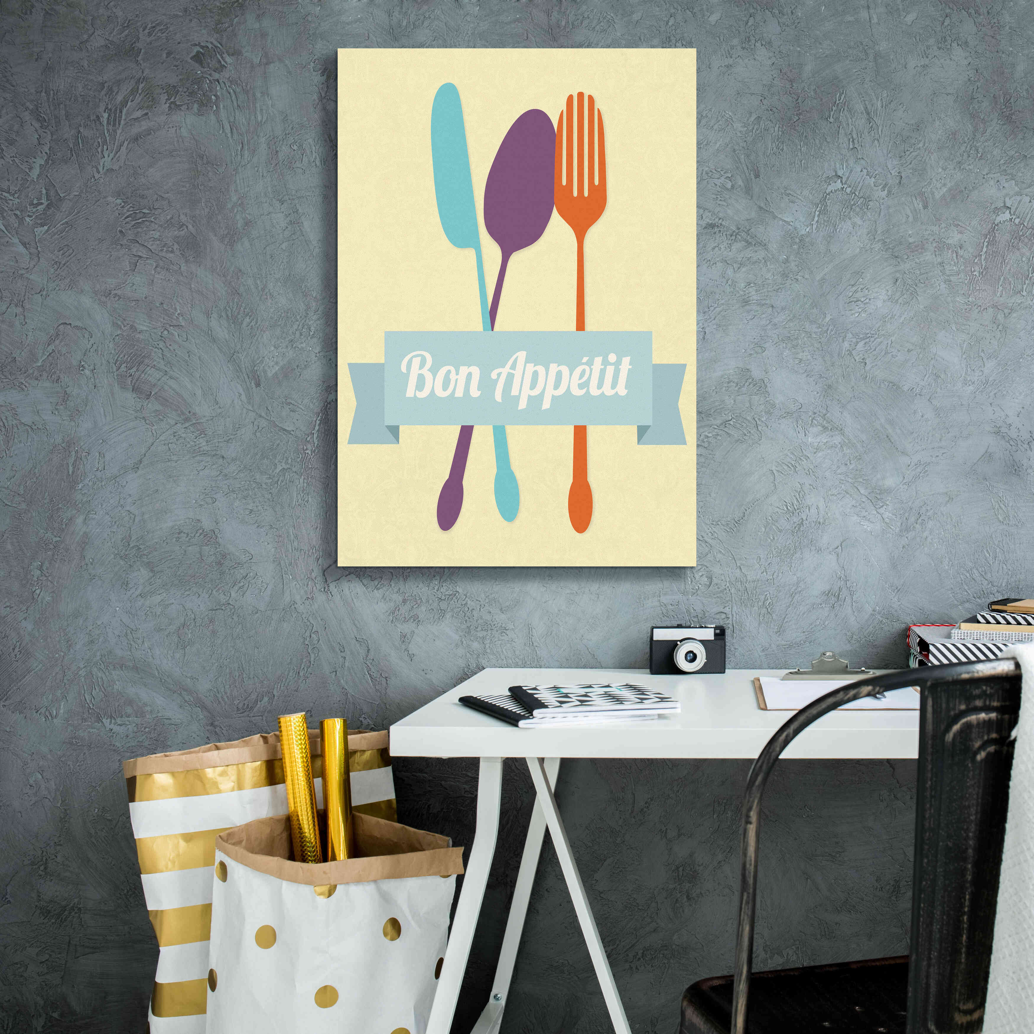 'Bon Appetit' by Genesis Duncan, Giclee Canvas Wall Art,18x26