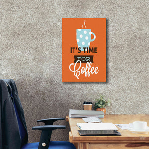 'Coffee Time (Orange)' by Genesis Duncan, Giclee Canvas Wall Art,18x26