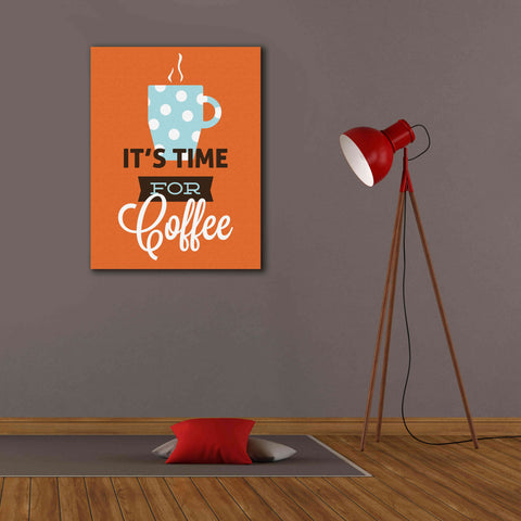 Image of 'Coffee Time (Orange)' by Genesis Duncan, Giclee Canvas Wall Art,26x34