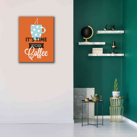 Image of 'Coffee Time (Orange)' by Genesis Duncan, Giclee Canvas Wall Art,26x34