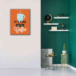 'Coffee Time (Orange)' by Genesis Duncan, Giclee Canvas Wall Art,26x34