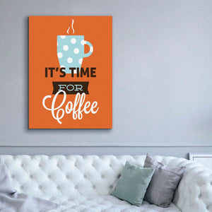 'Coffee Time (Orange)' by Genesis Duncan, Giclee Canvas Wall Art,40x54