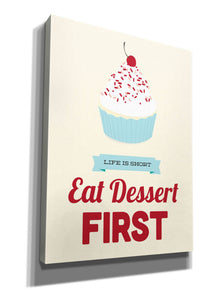 'Eat Dessert First' by Genesis Duncan, Giclee Canvas Wall Art