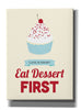 'Eat Dessert First' by Genesis Duncan, Giclee Canvas Wall Art