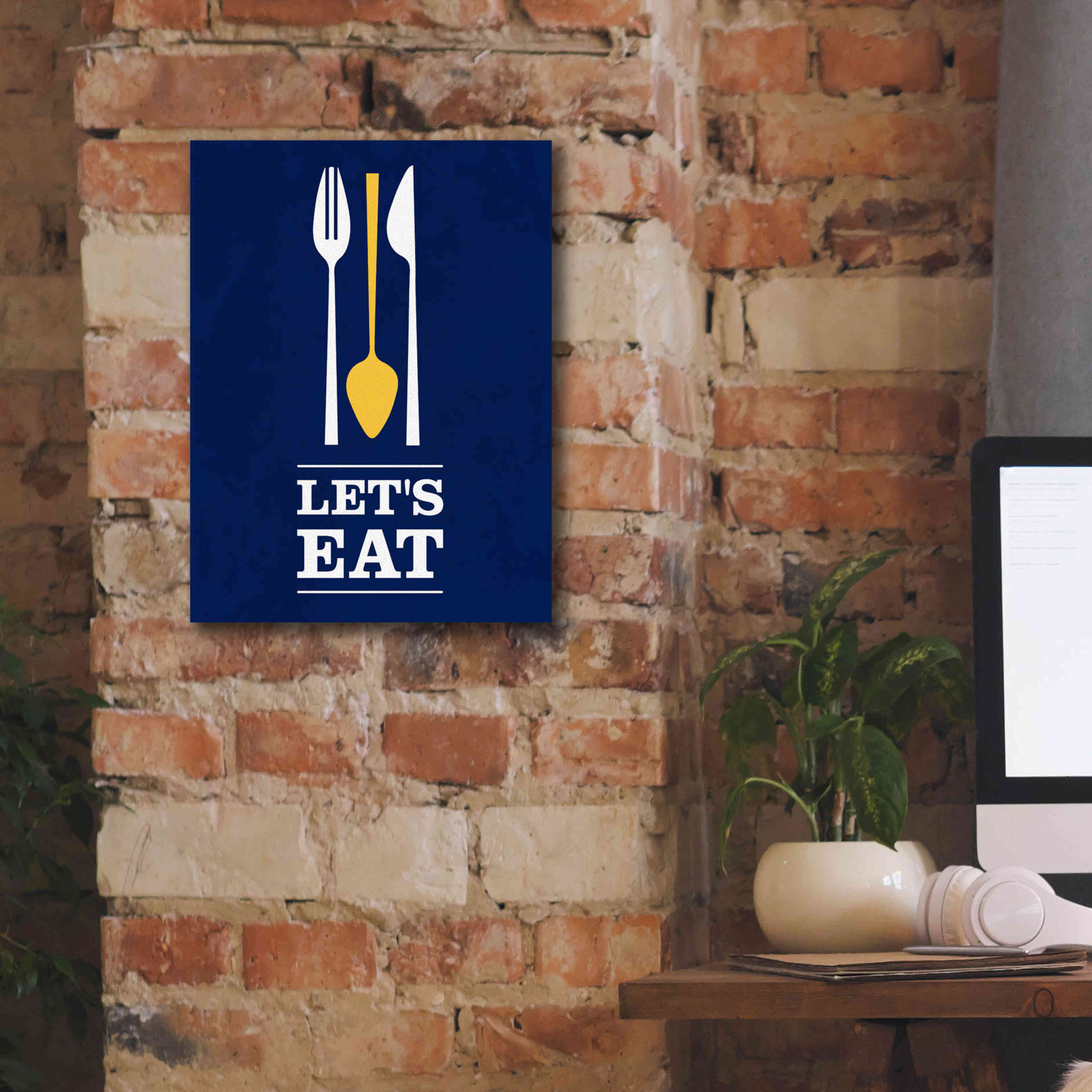 'Let’s Eat' by Genesis Duncan, Giclee Canvas Wall Art,12x16