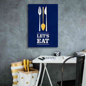 'Let’s Eat' by Genesis Duncan, Giclee Canvas Wall Art,18x26