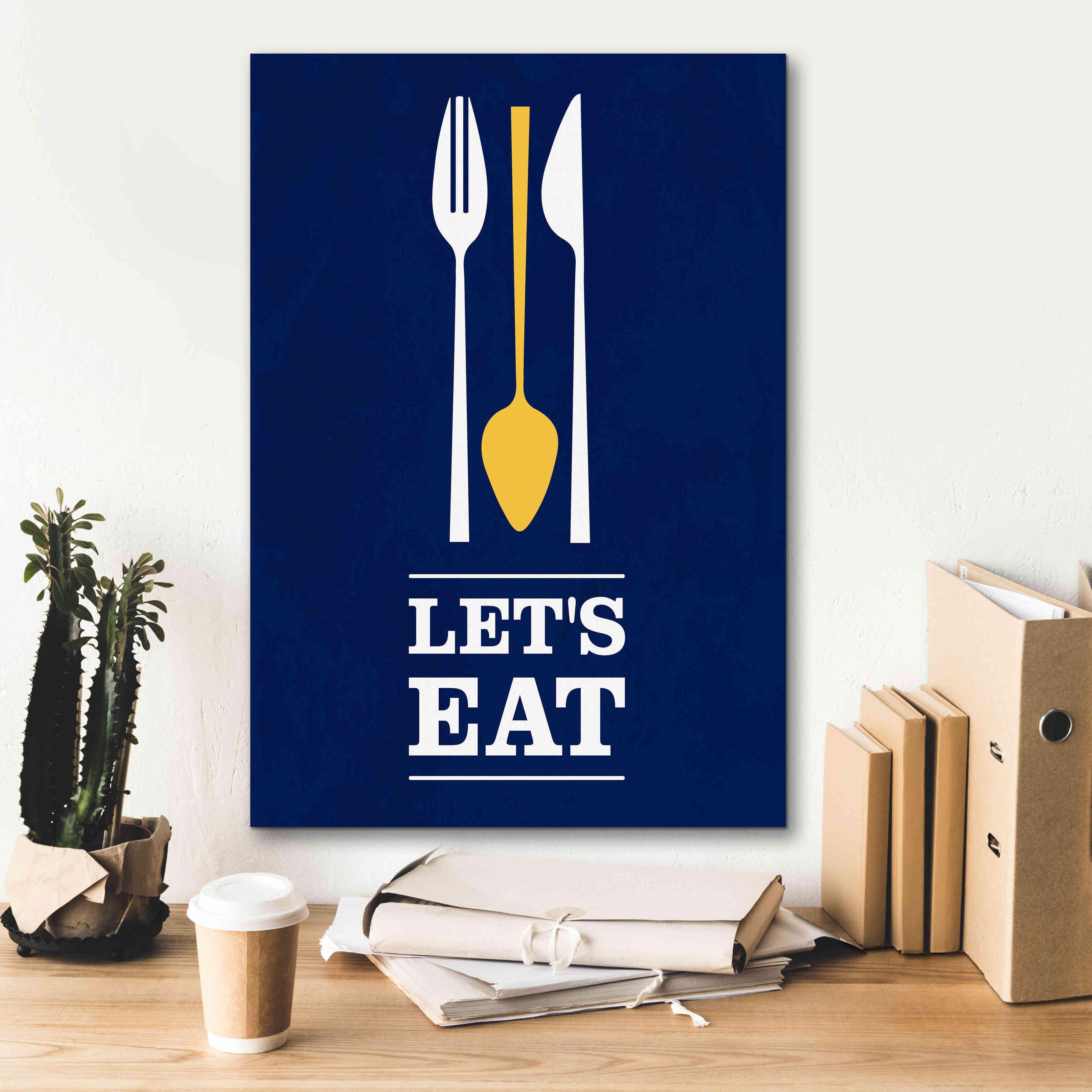 'Let’s Eat' by Genesis Duncan, Giclee Canvas Wall Art,18x26