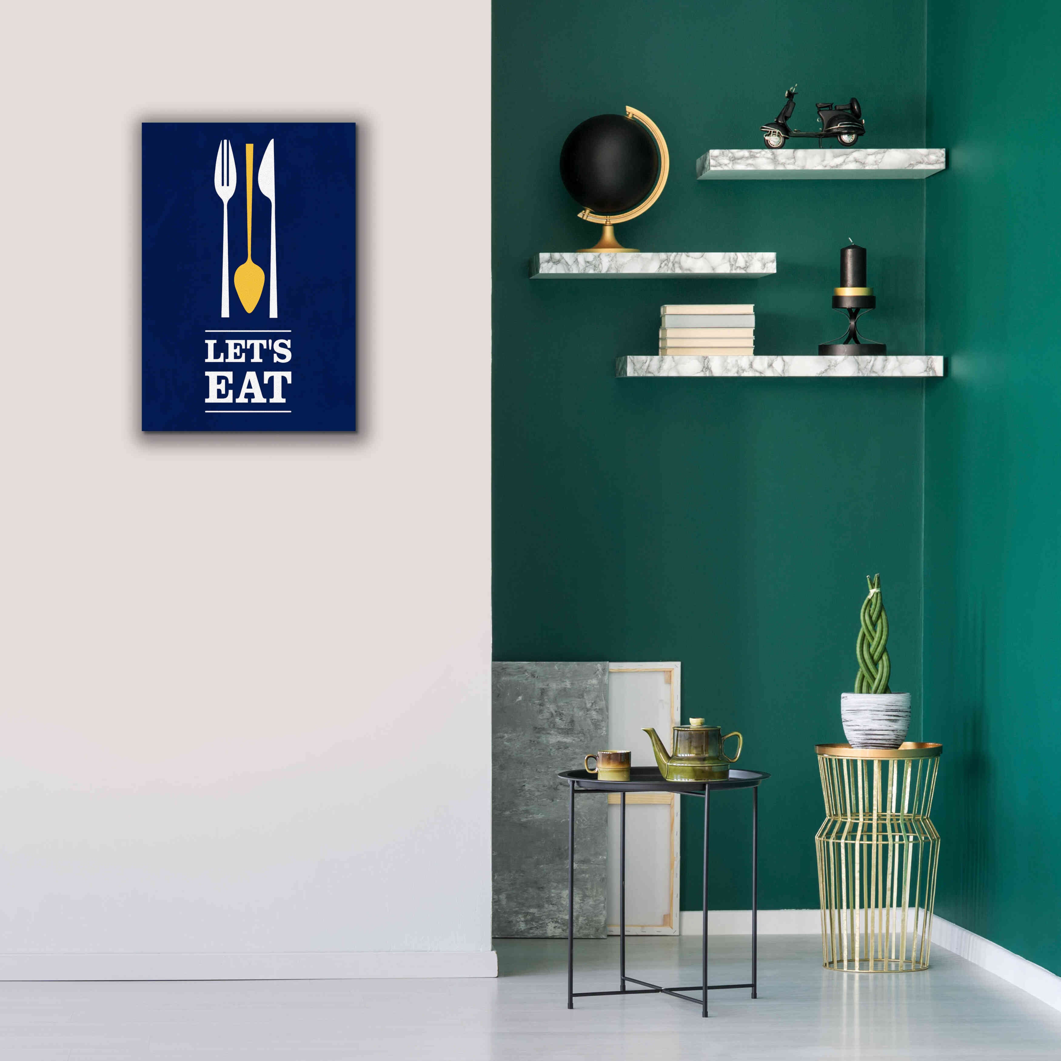 'Let’s Eat' by Genesis Duncan, Giclee Canvas Wall Art,18x26