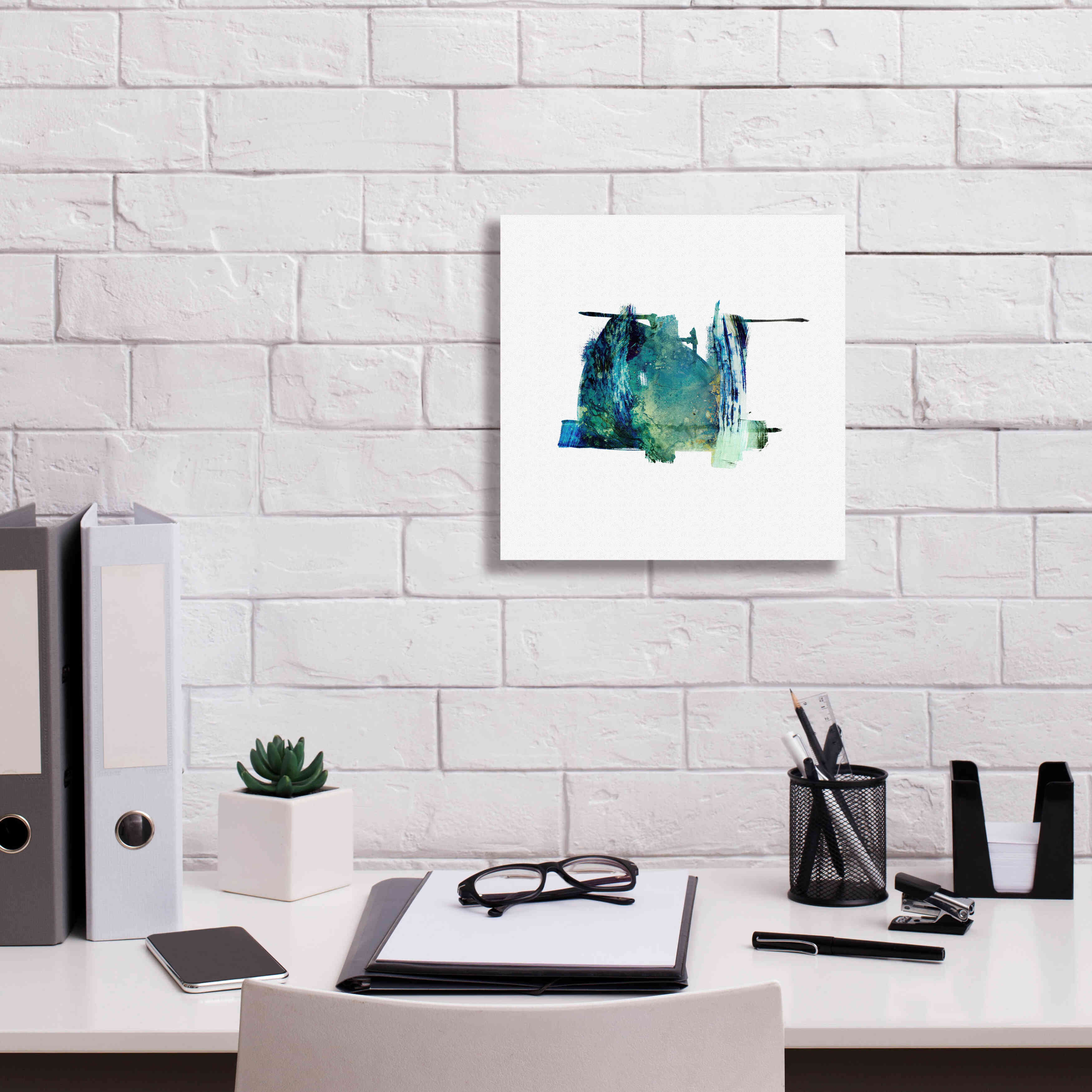 'Eastern Visions 10' by Jaclyn Frances, Giclee Canvas Wall Art,12x12