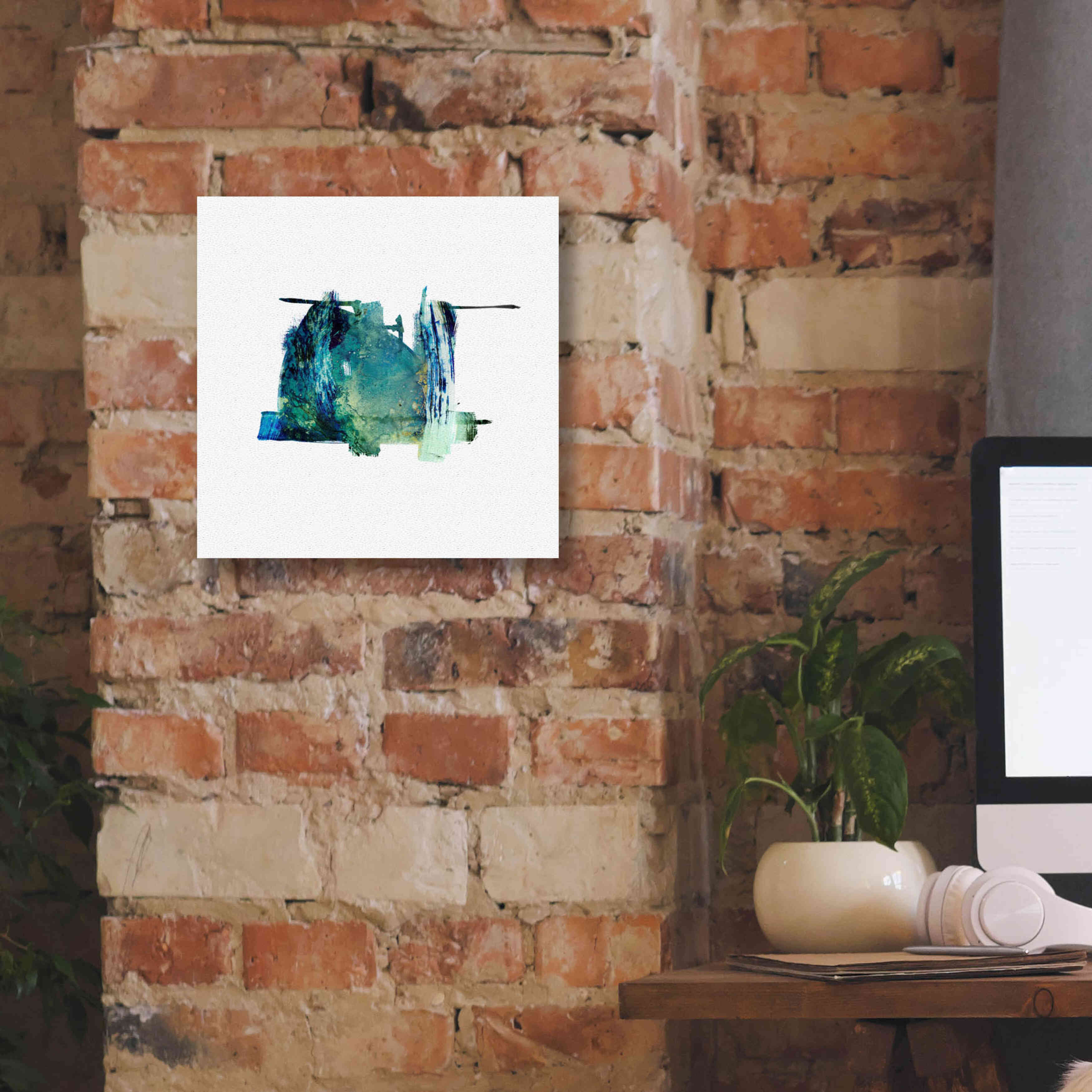 'Eastern Visions 10' by Jaclyn Frances, Giclee Canvas Wall Art,12x12