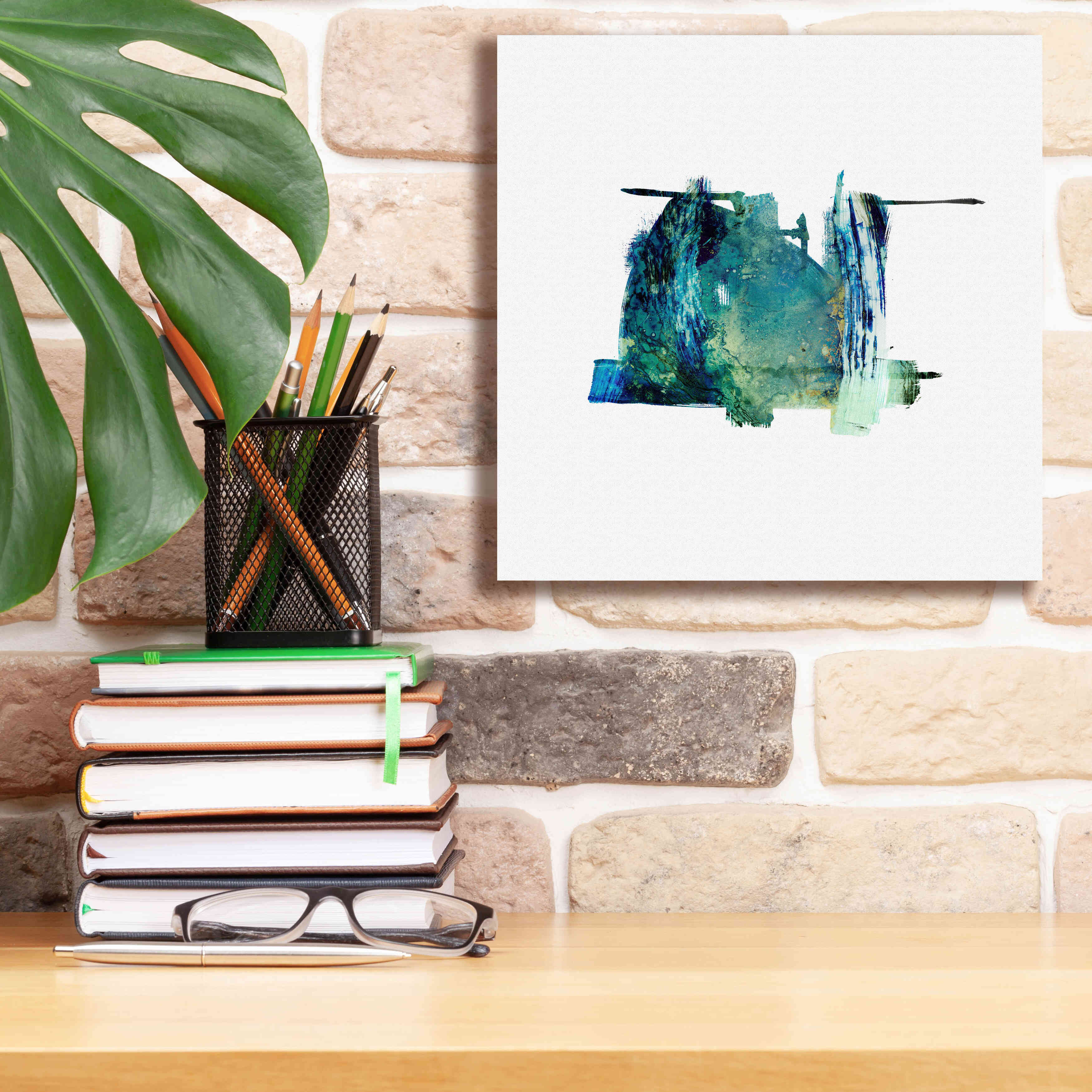 'Eastern Visions 10' by Jaclyn Frances, Giclee Canvas Wall Art,12x12