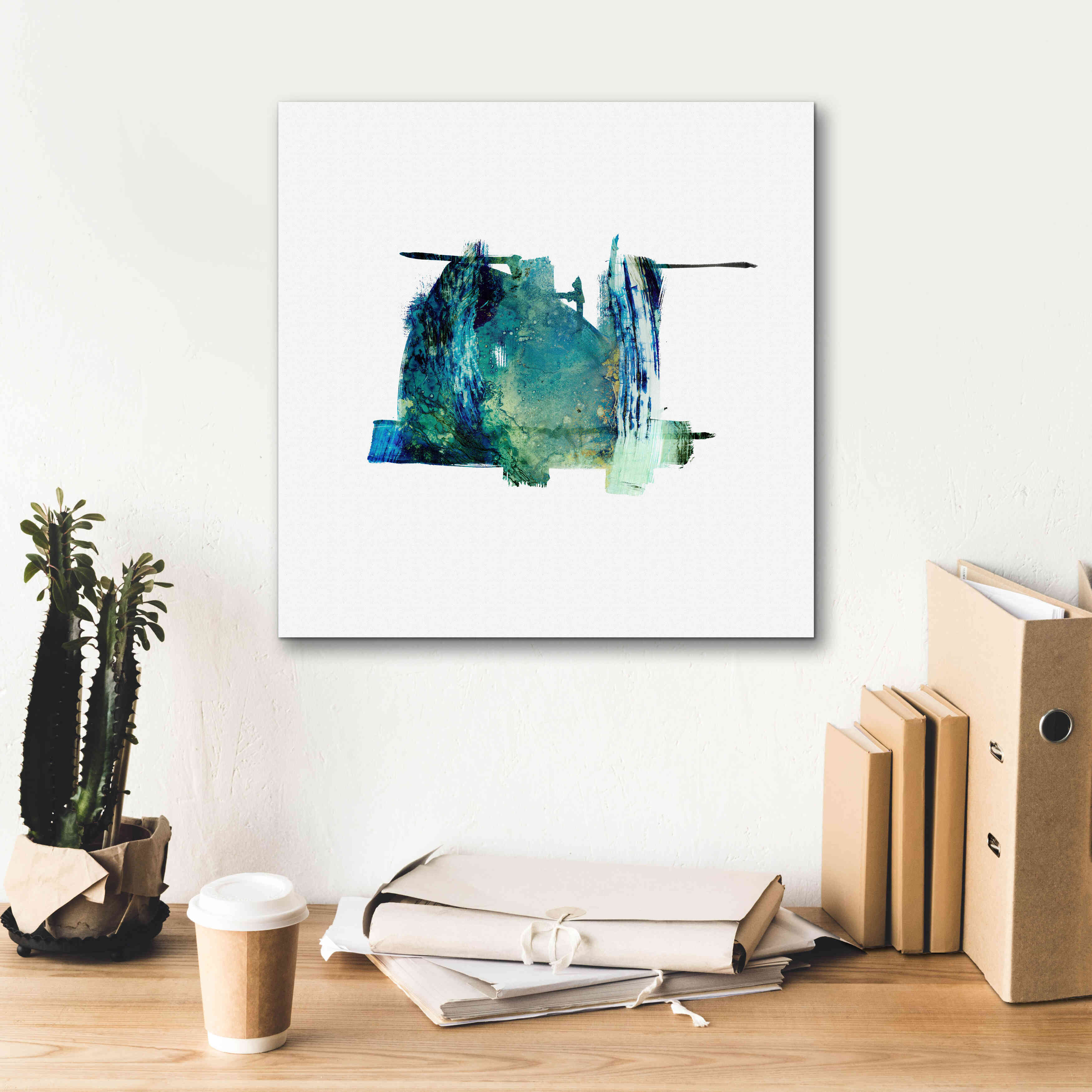 'Eastern Visions 10' by Jaclyn Frances, Giclee Canvas Wall Art,18x18