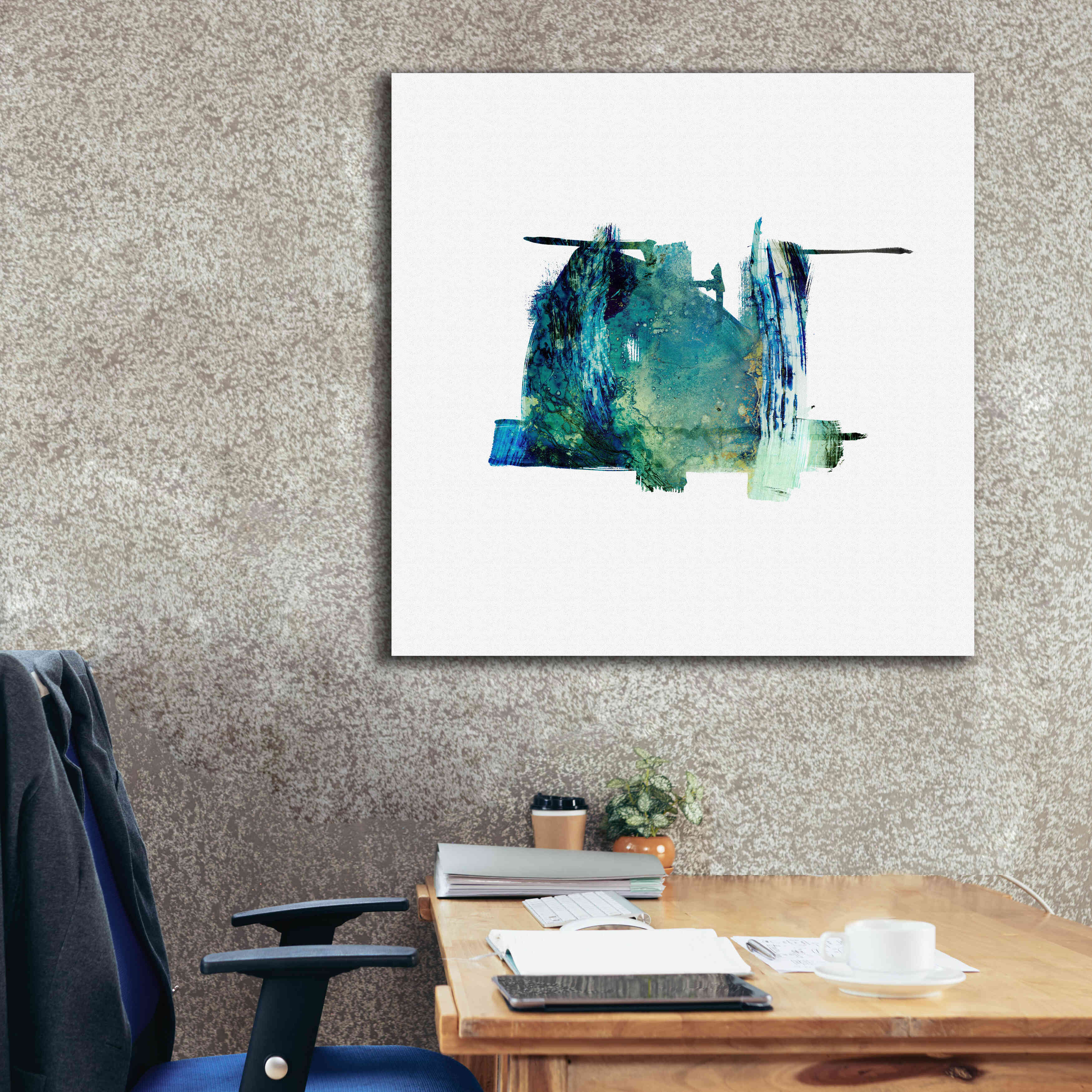 'Eastern Visions 10' by Jaclyn Frances, Giclee Canvas Wall Art,37x37