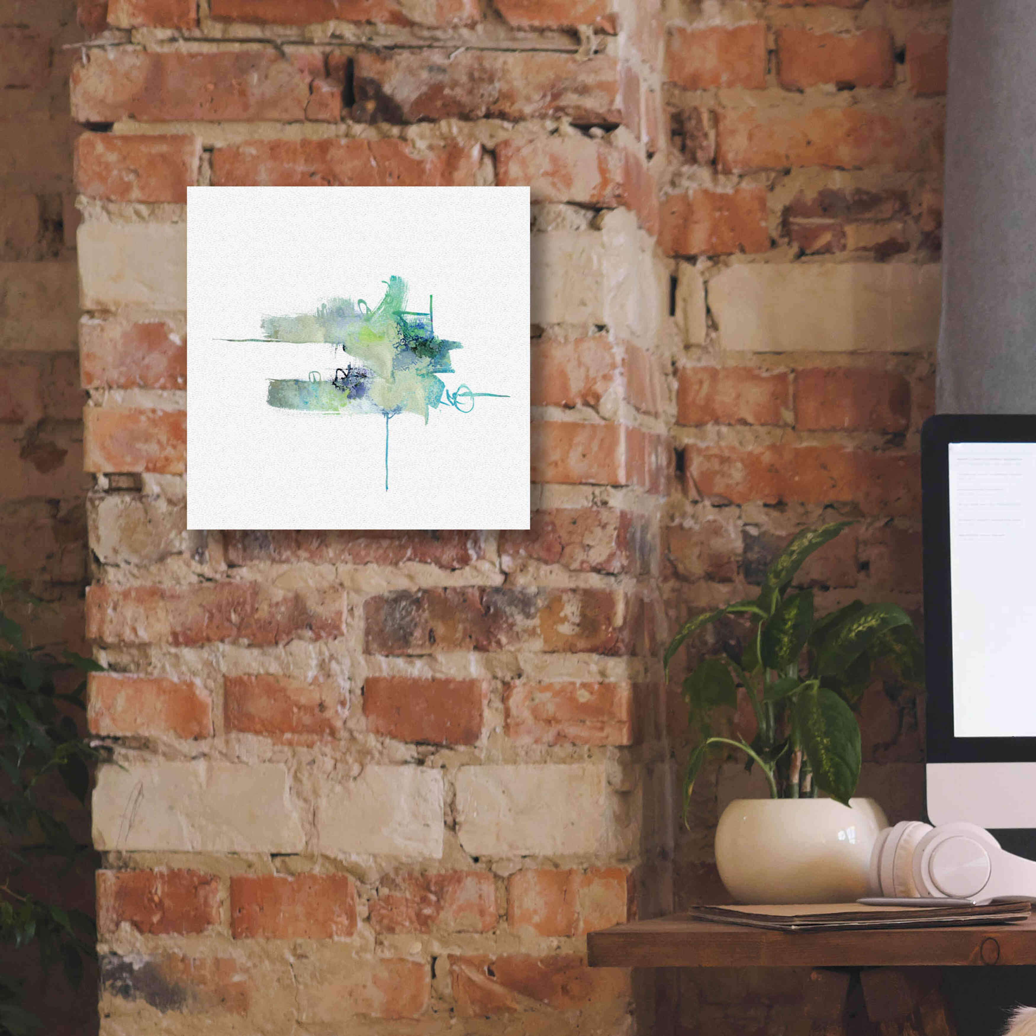 'Eastern Visions 11' by Jaclyn Frances, Giclee Canvas Wall Art,12x12