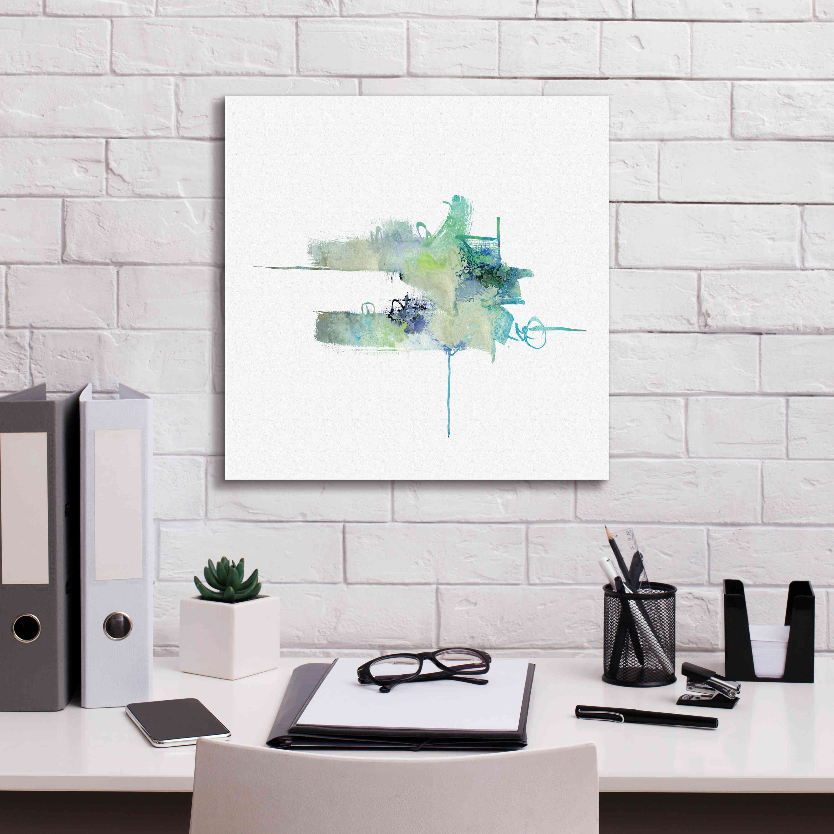 'Eastern Visions 11' by Jaclyn Frances, Giclee Canvas Wall Art,18x18