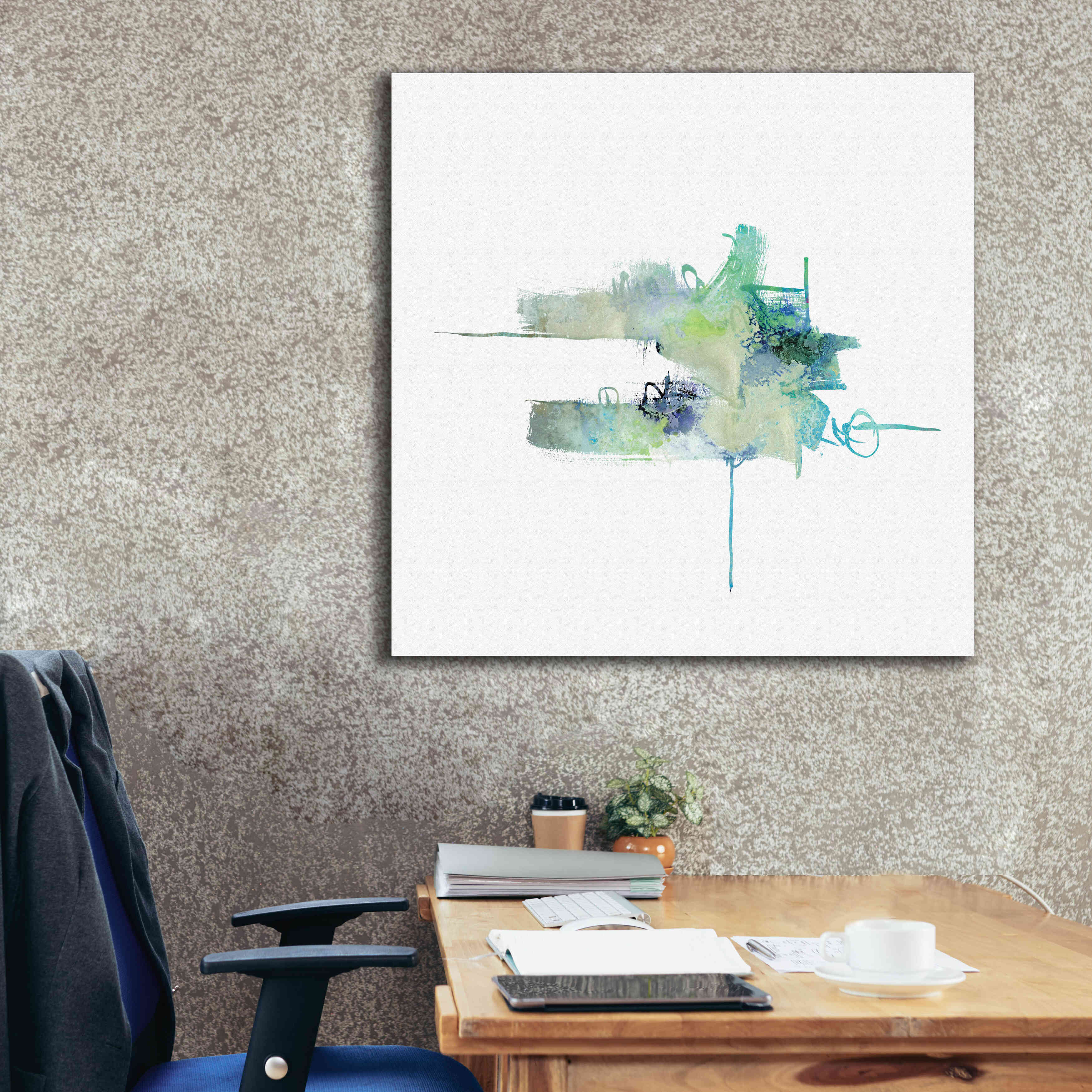 'Eastern Visions 11' by Jaclyn Frances, Giclee Canvas Wall Art,37x37