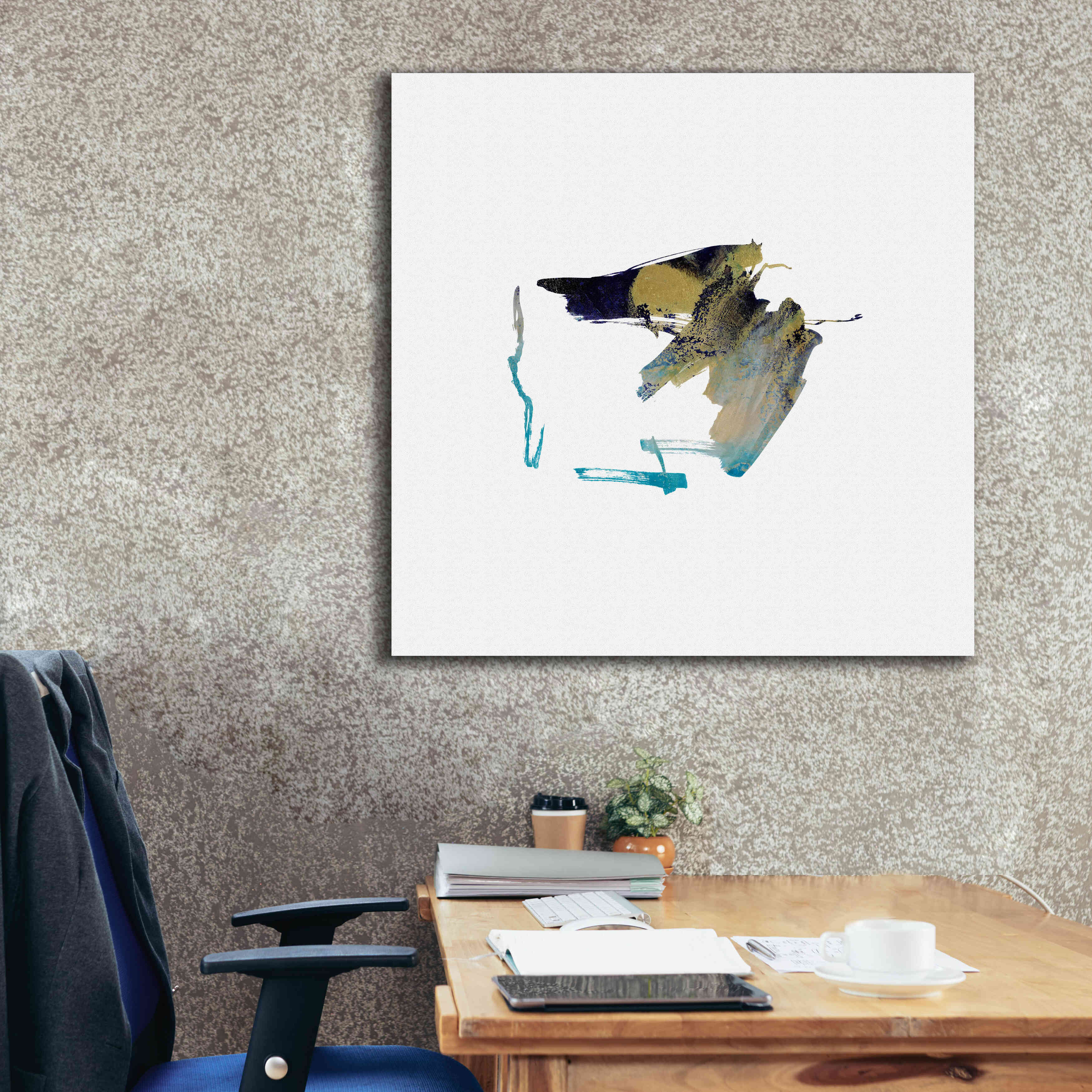 'Eastern Visions 12' by Jaclyn Frances, Giclee Canvas Wall Art,37x37