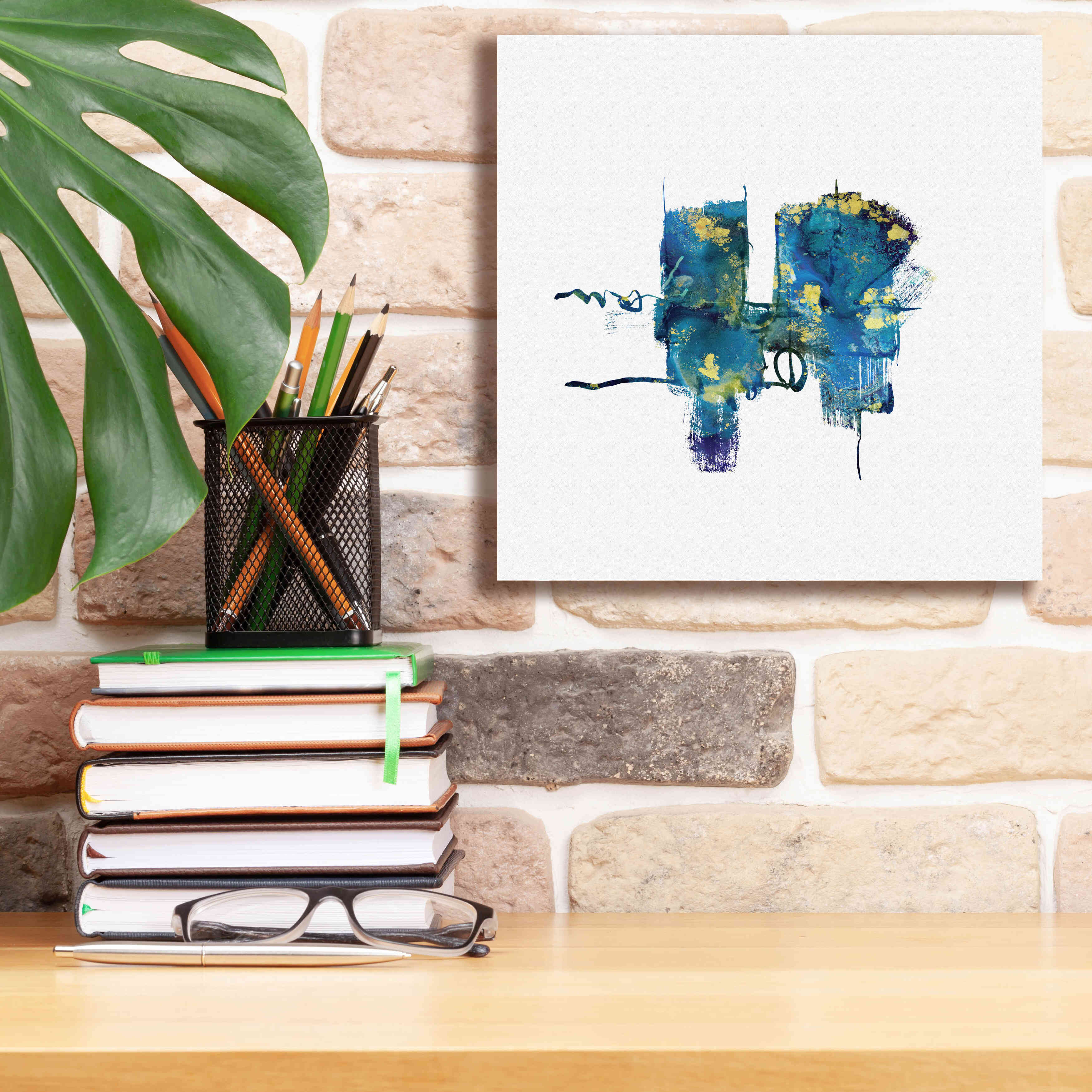 'Eastern Visions 13' by Jaclyn Frances, Giclee Canvas Wall Art,12x12