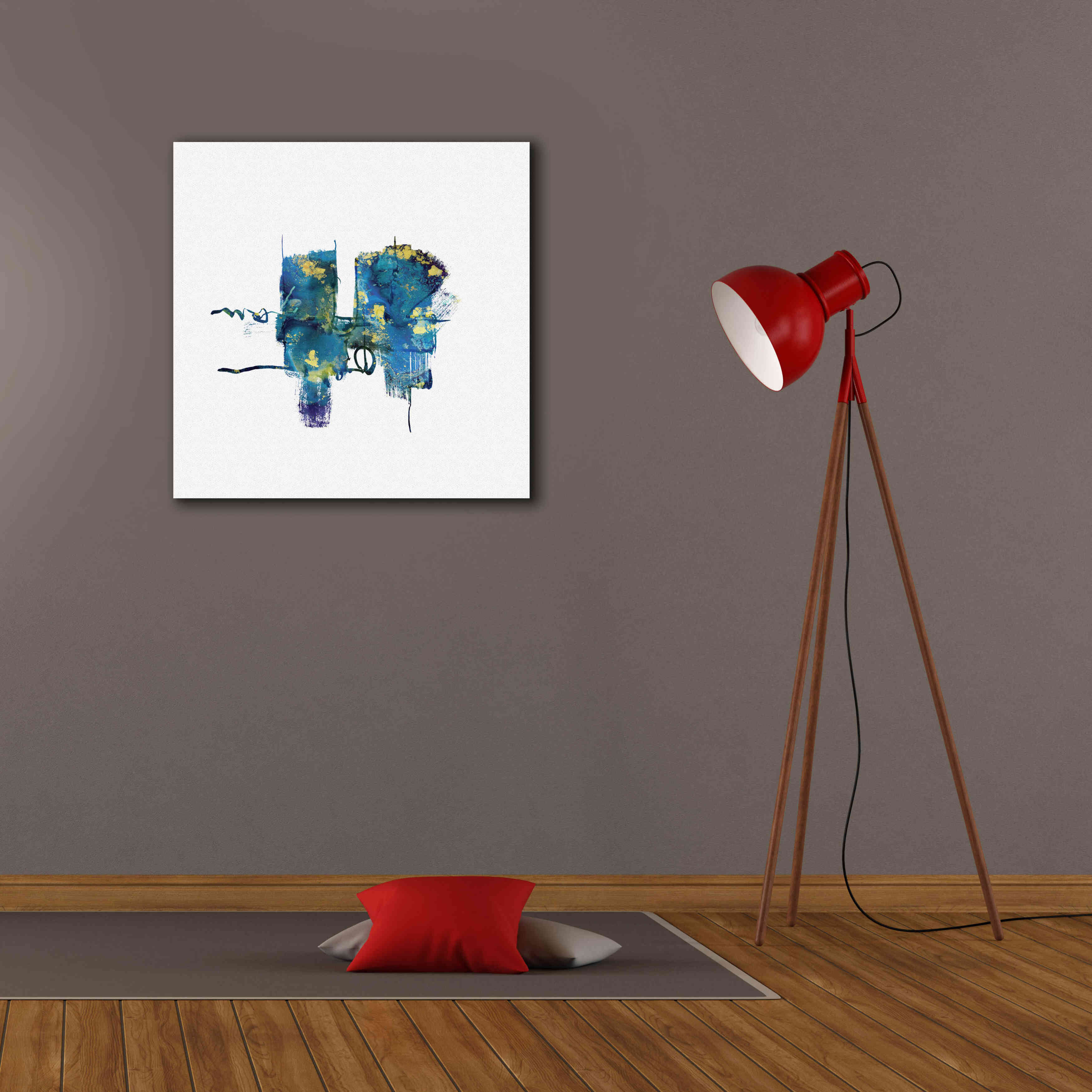 'Eastern Visions 13' by Jaclyn Frances, Giclee Canvas Wall Art,26x26