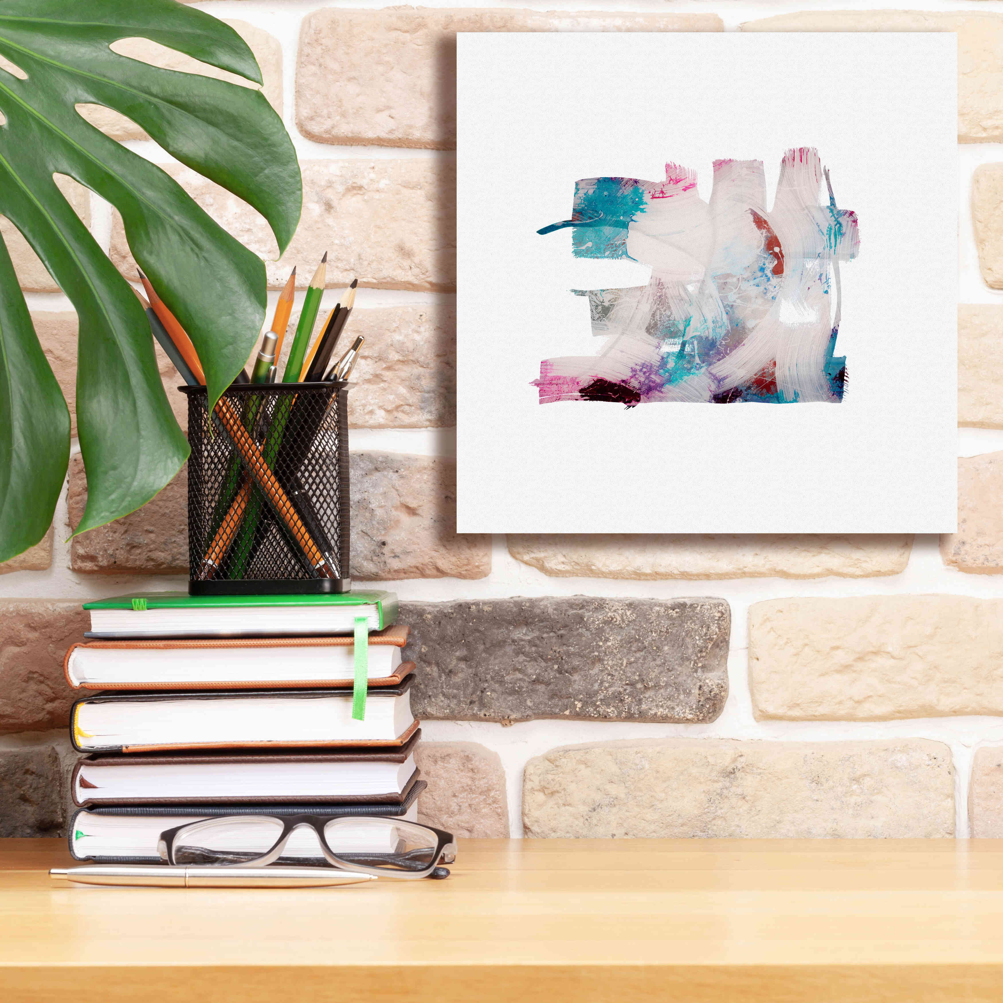 'Eastern Visions 14' by Jaclyn Frances, Giclee Canvas Wall Art,12x12