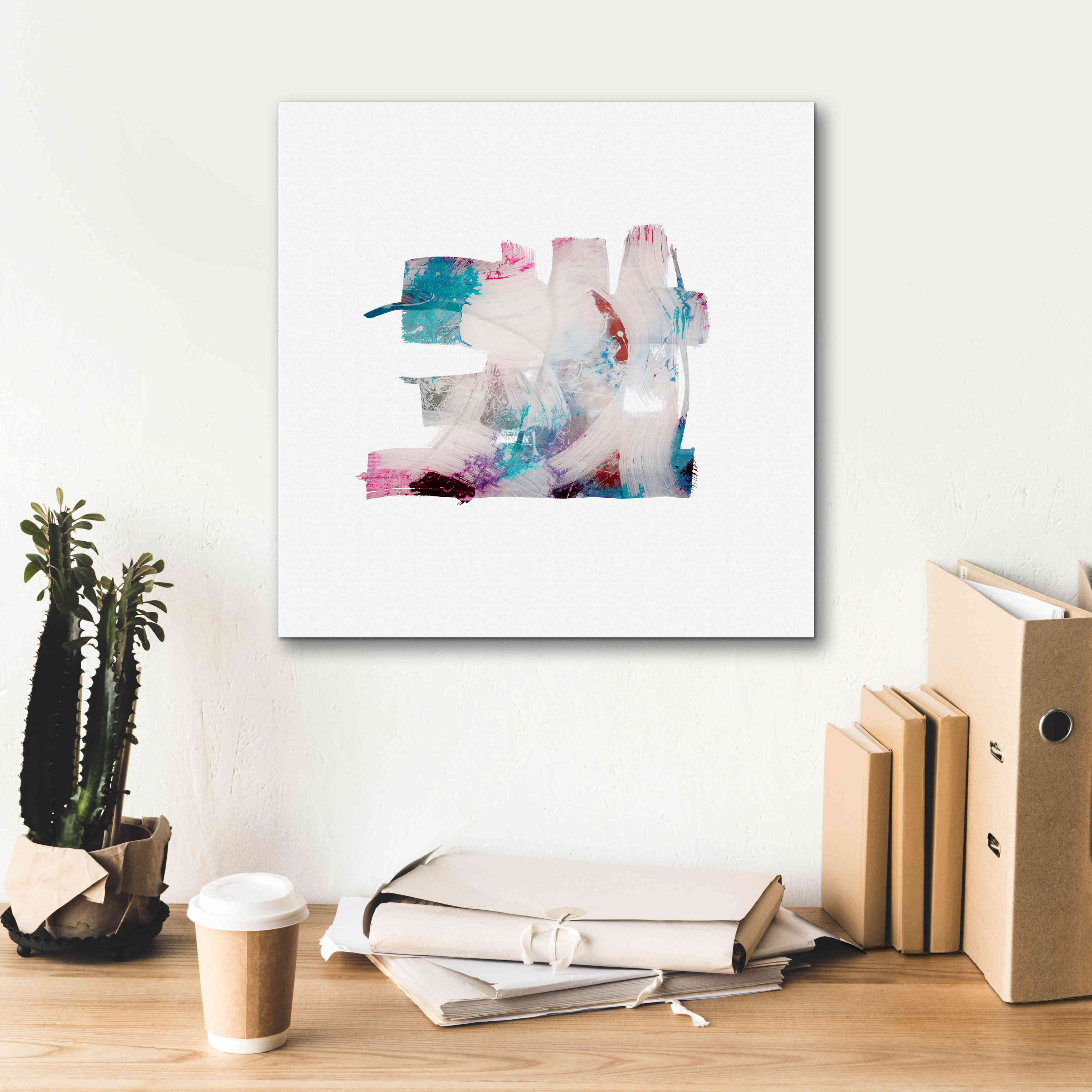 'Eastern Visions 14' by Jaclyn Frances, Giclee Canvas Wall Art,18x18