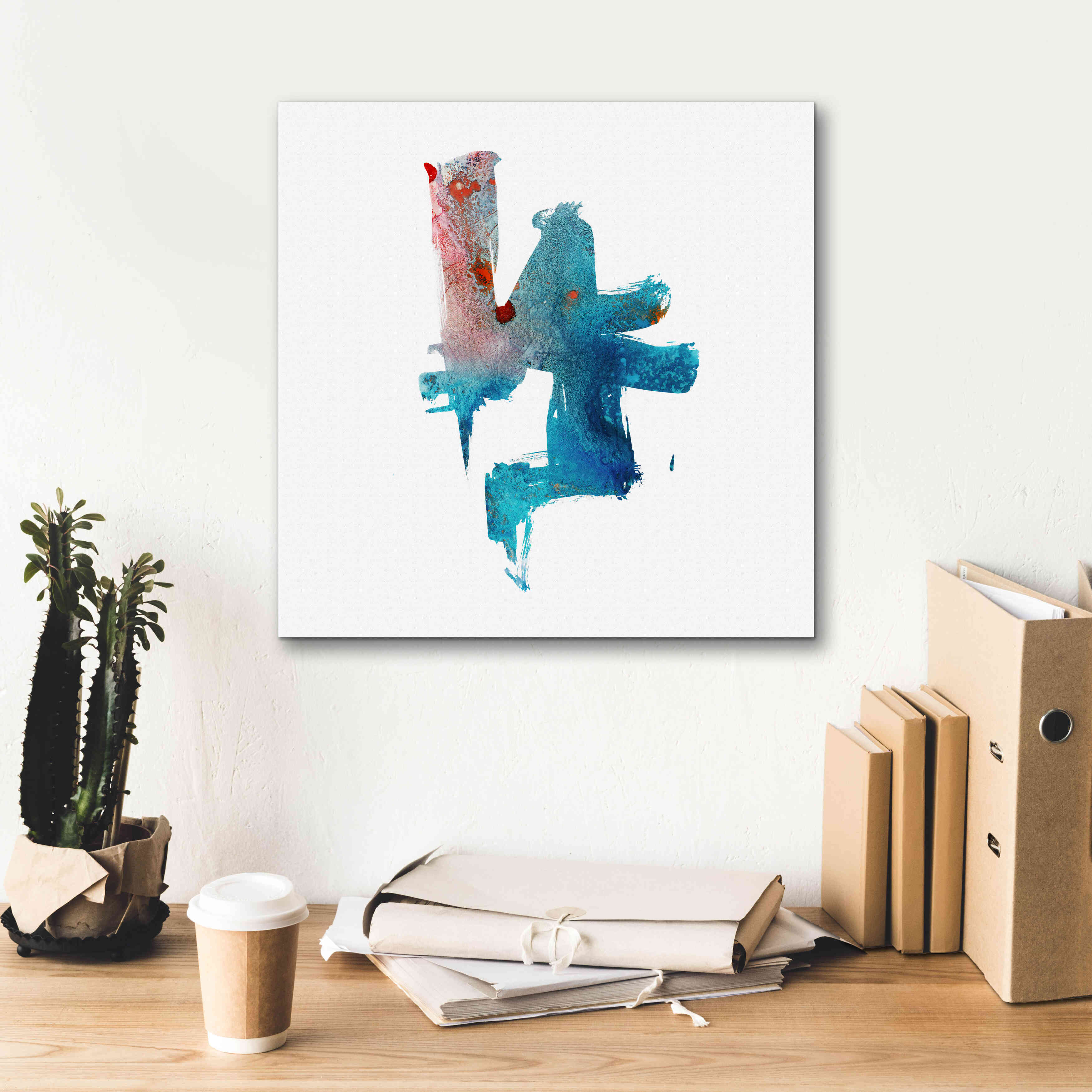 'Eastern Visions 2' by Jaclyn Frances, Giclee Canvas Wall Art,18x18