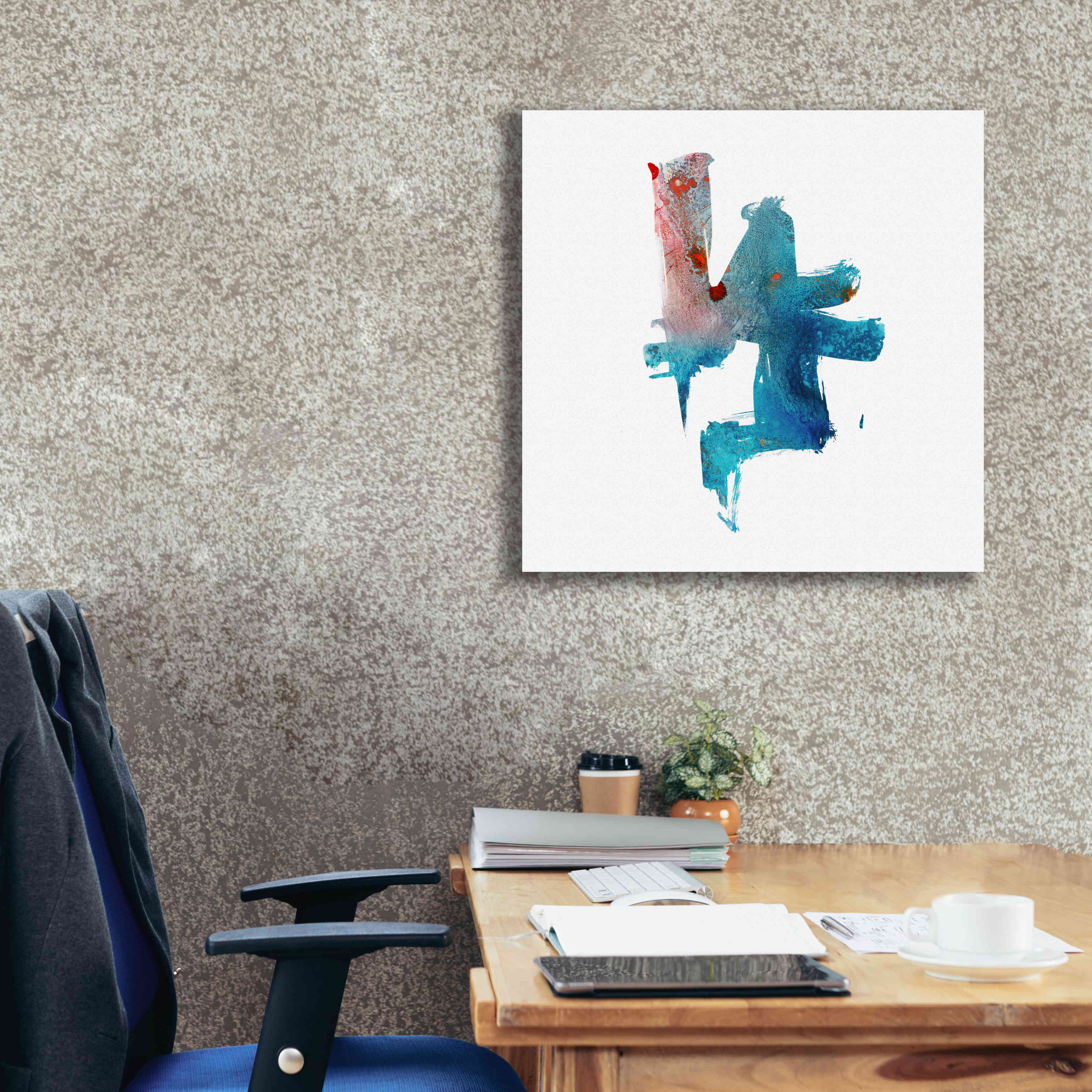 'Eastern Visions 2' by Jaclyn Frances, Giclee Canvas Wall Art,26x26