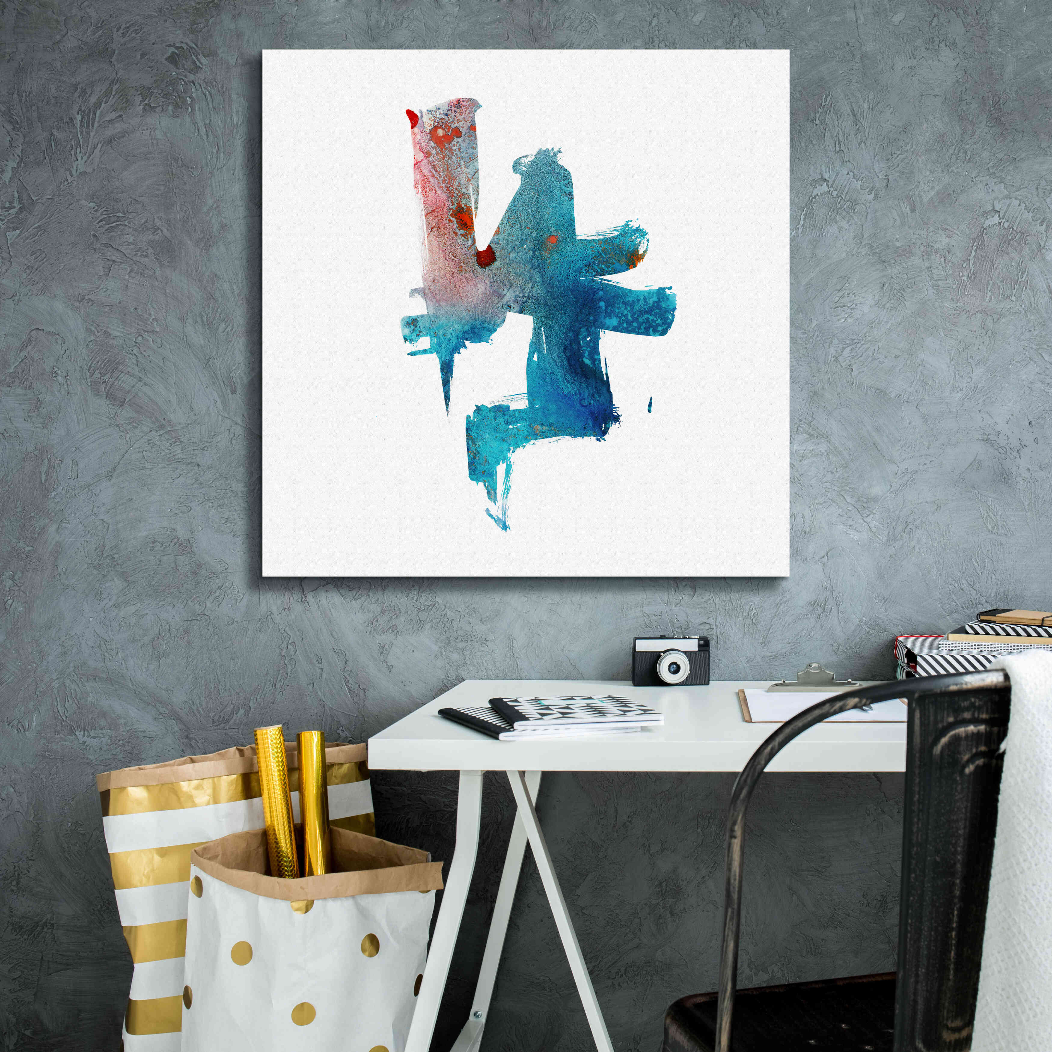 'Eastern Visions 2' by Jaclyn Frances, Giclee Canvas Wall Art,26x26