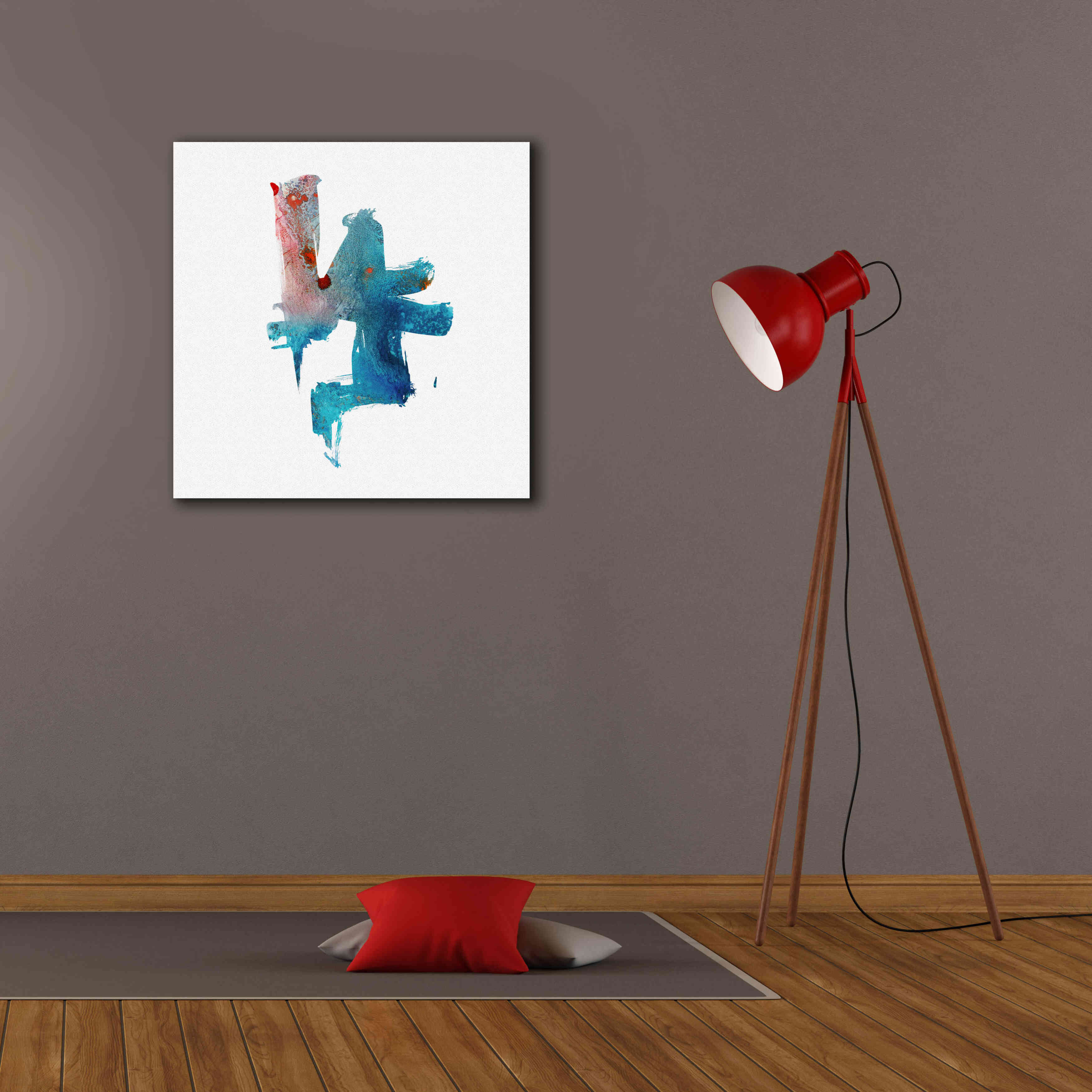 'Eastern Visions 2' by Jaclyn Frances, Giclee Canvas Wall Art,26x26