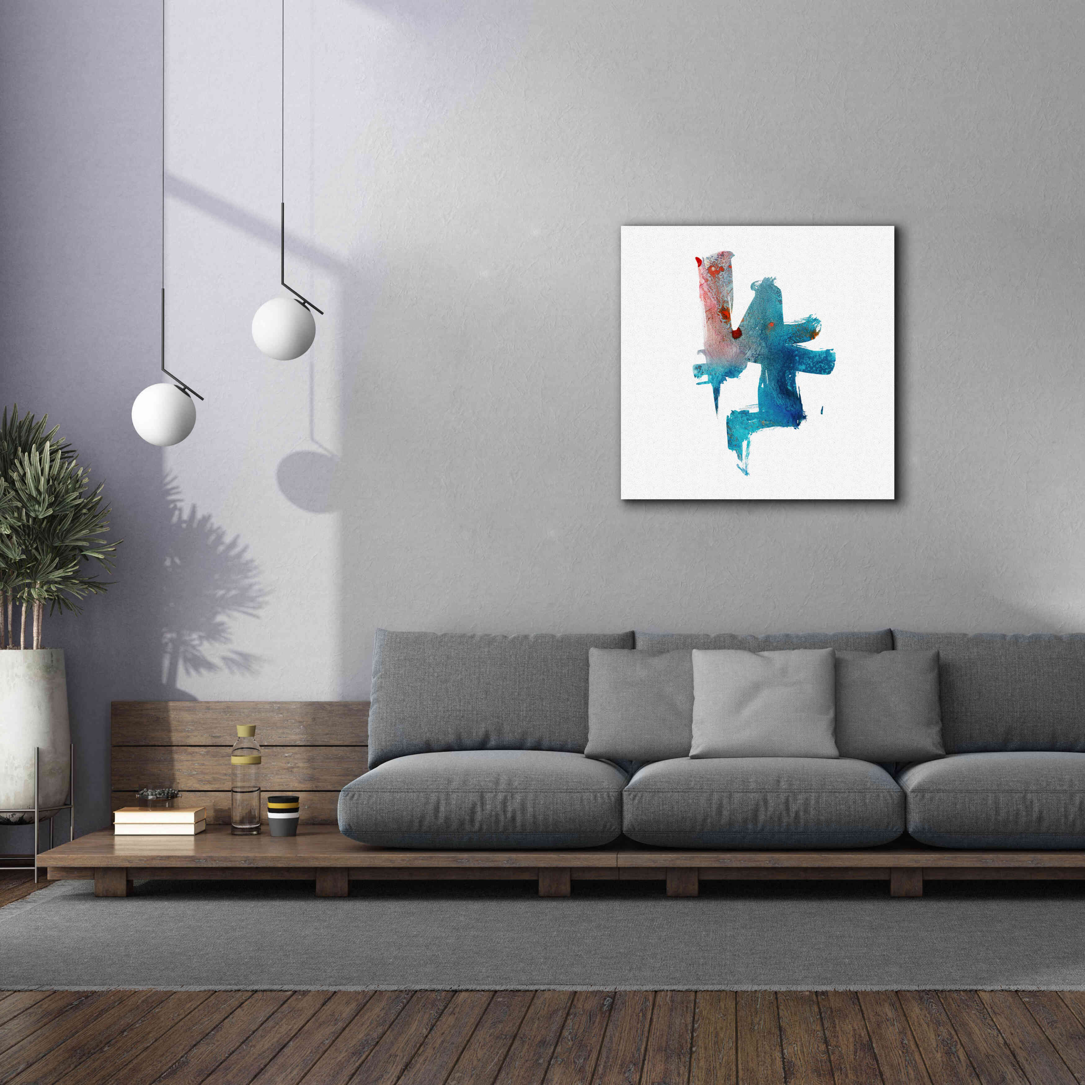 'Eastern Visions 2' by Jaclyn Frances, Giclee Canvas Wall Art,37x37