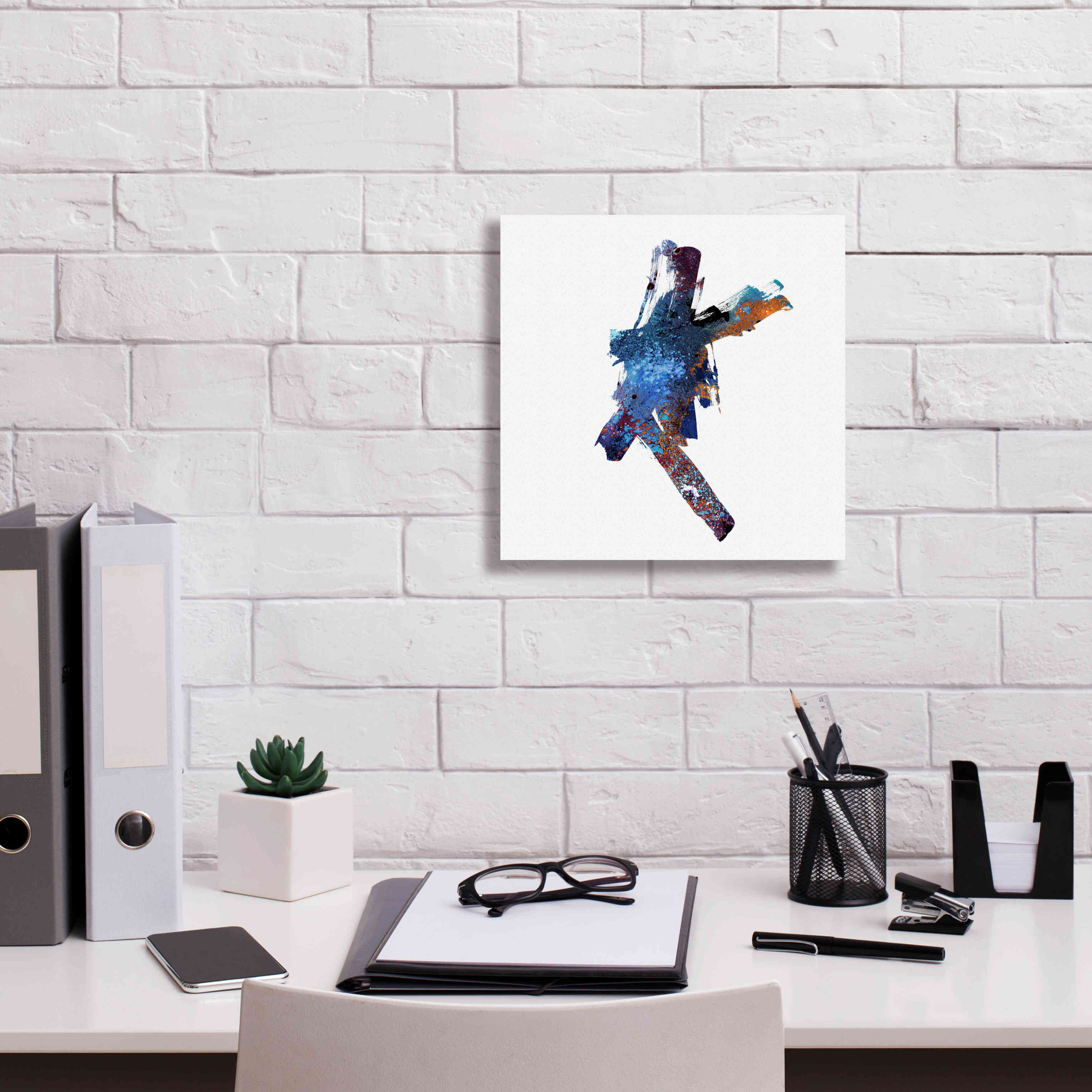 'Eastern Visions 3' by Jaclyn Frances, Giclee Canvas Wall Art,12x12