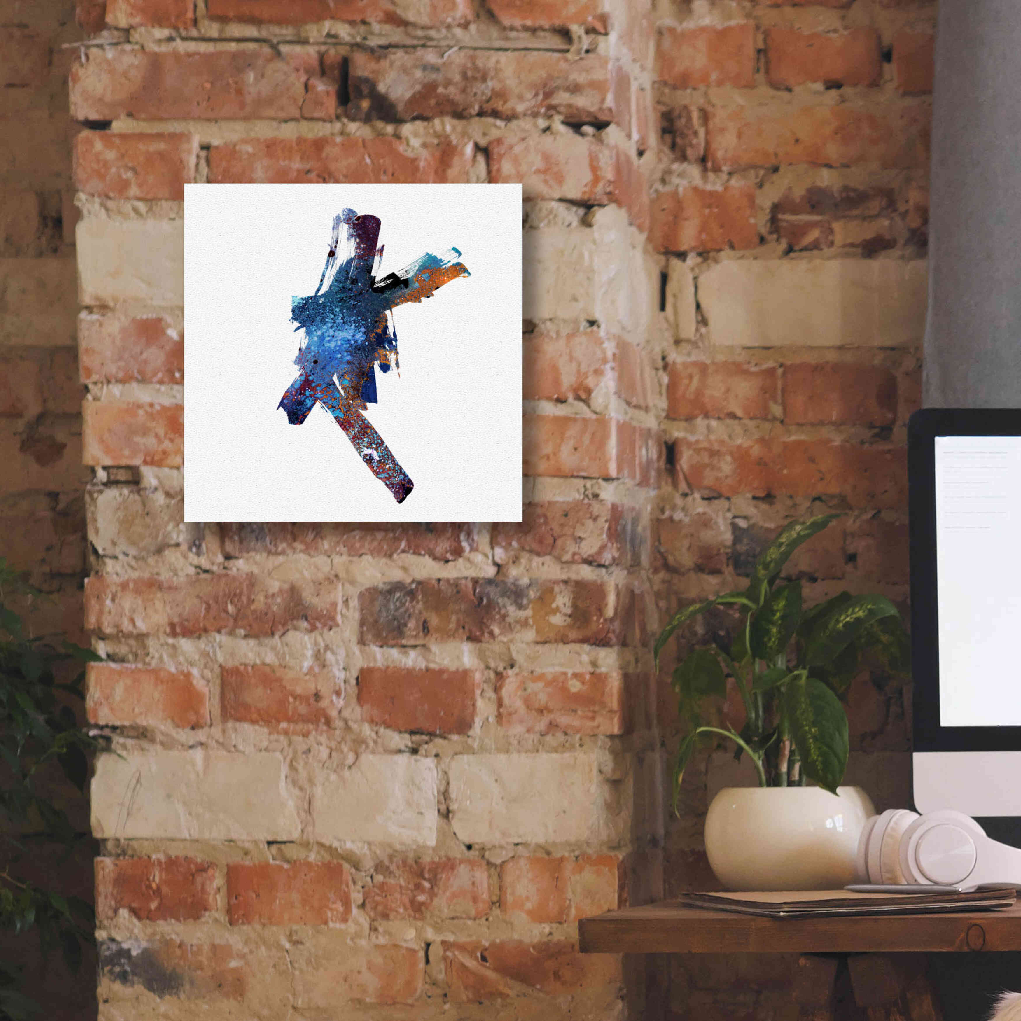 'Eastern Visions 3' by Jaclyn Frances, Giclee Canvas Wall Art,12x12