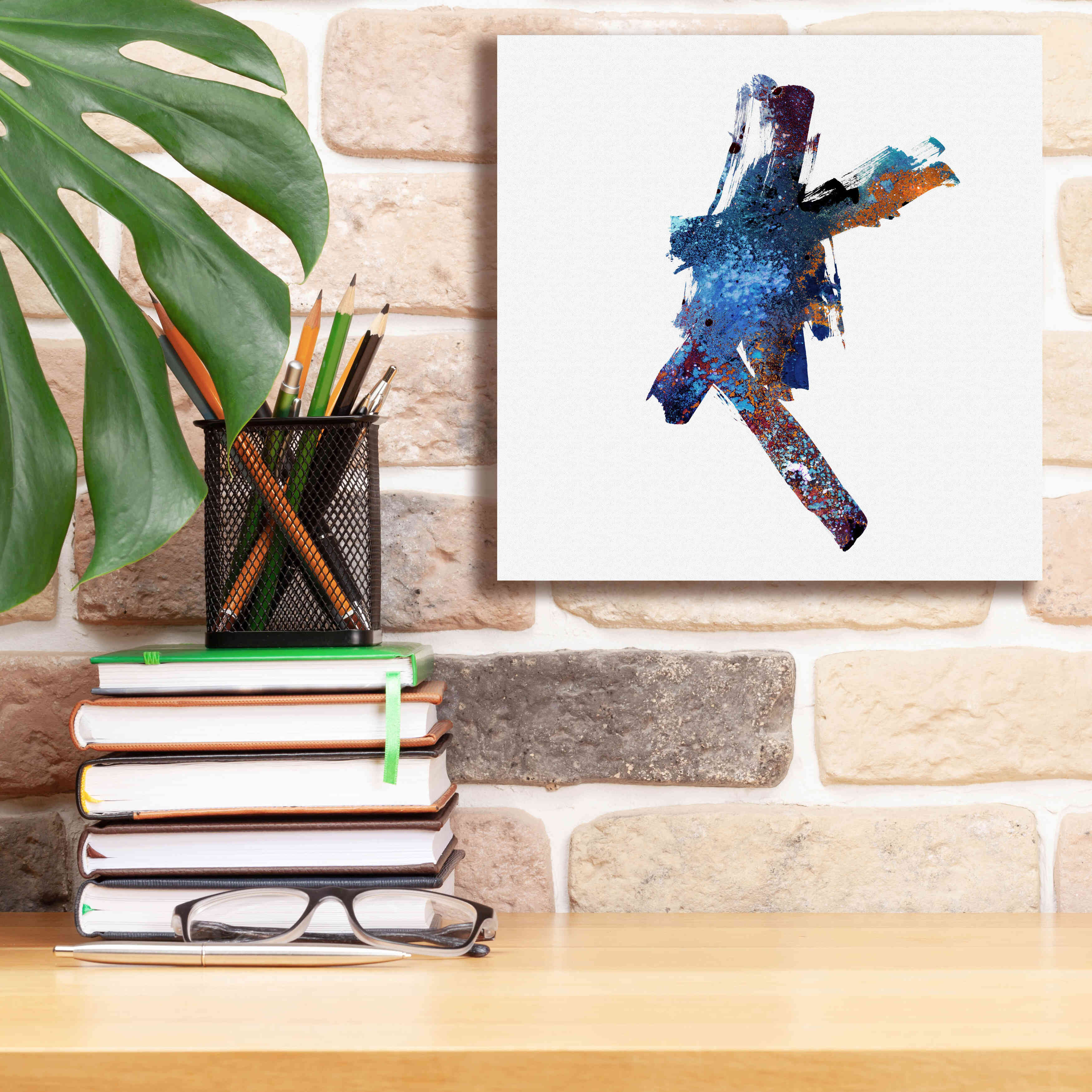 'Eastern Visions 3' by Jaclyn Frances, Giclee Canvas Wall Art,12x12