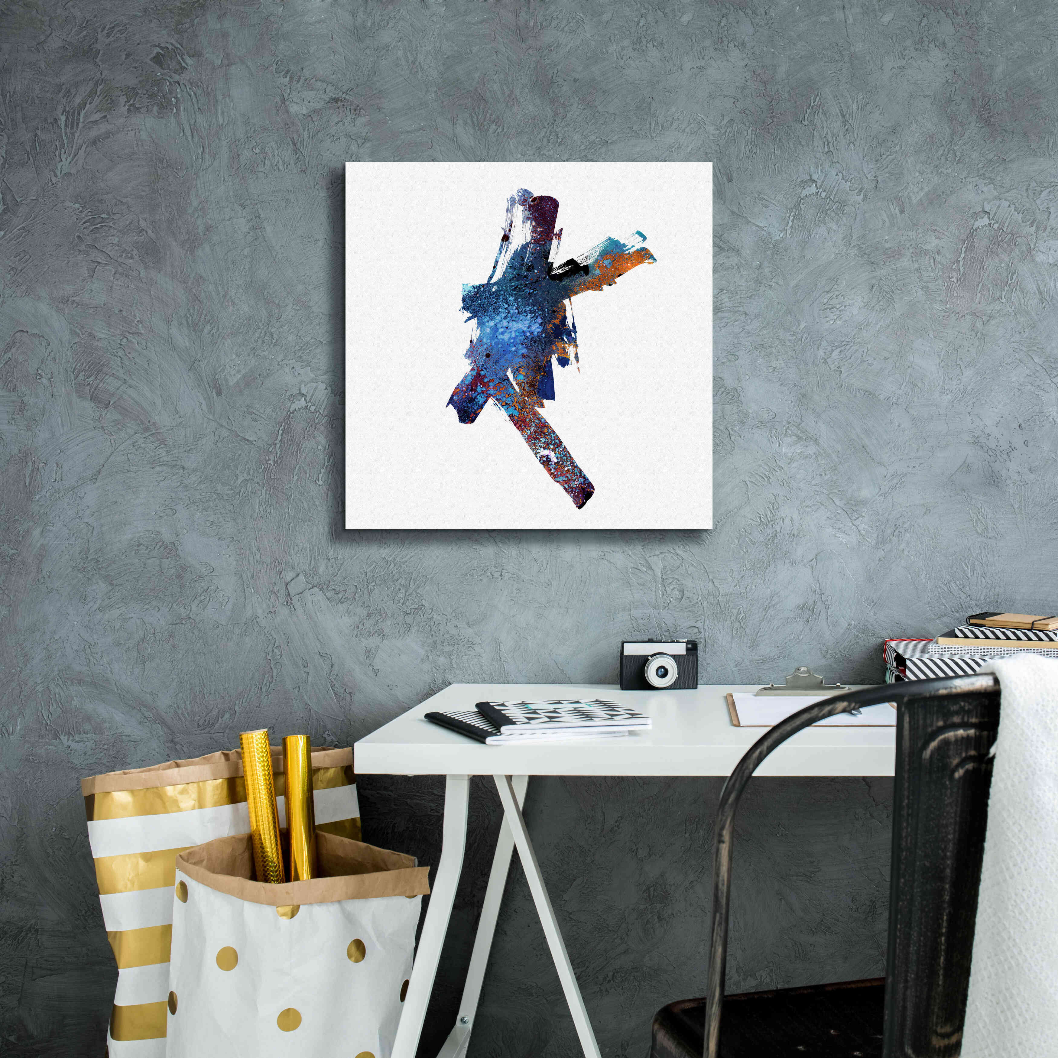 'Eastern Visions 3' by Jaclyn Frances, Giclee Canvas Wall Art,18x18