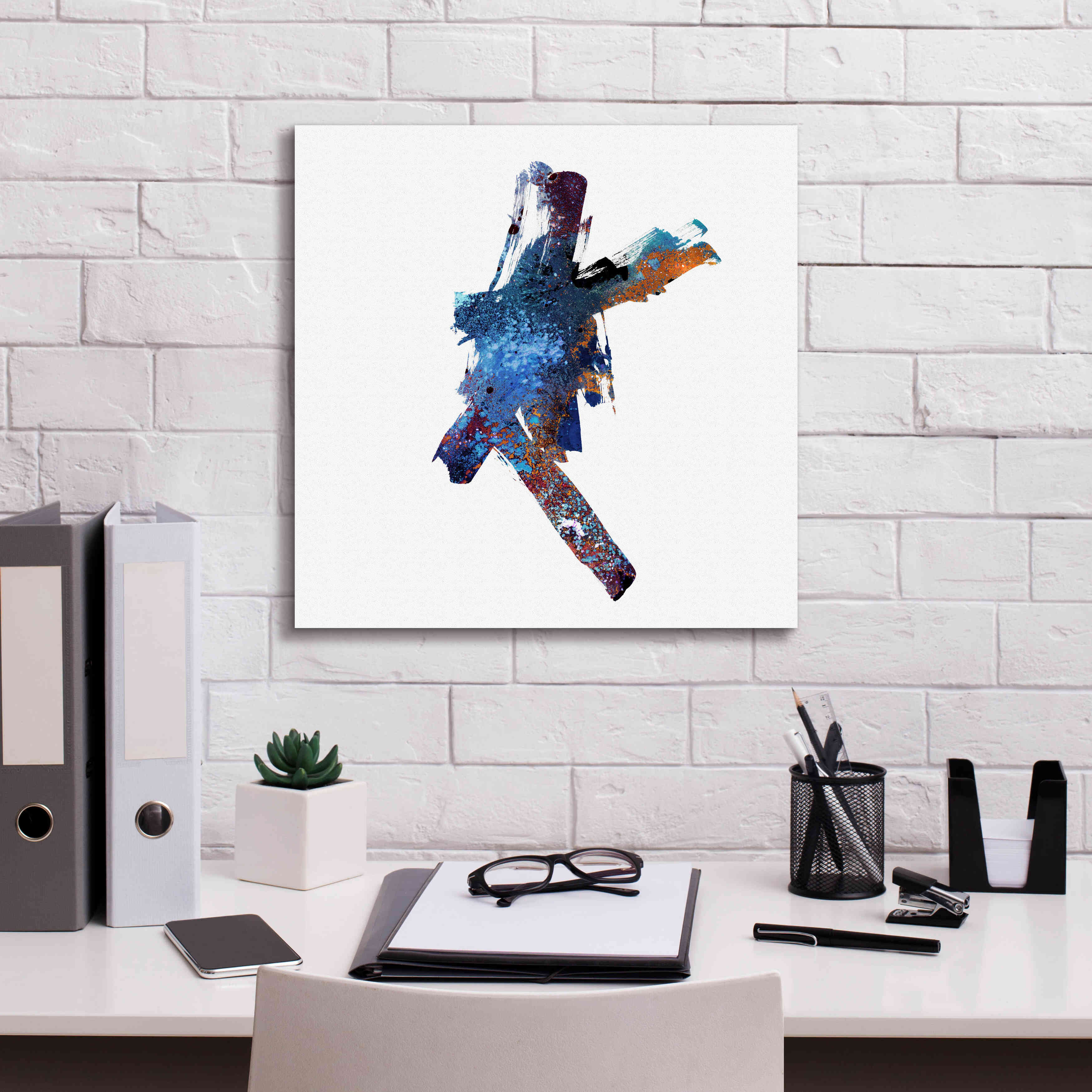 'Eastern Visions 3' by Jaclyn Frances, Giclee Canvas Wall Art,18x18