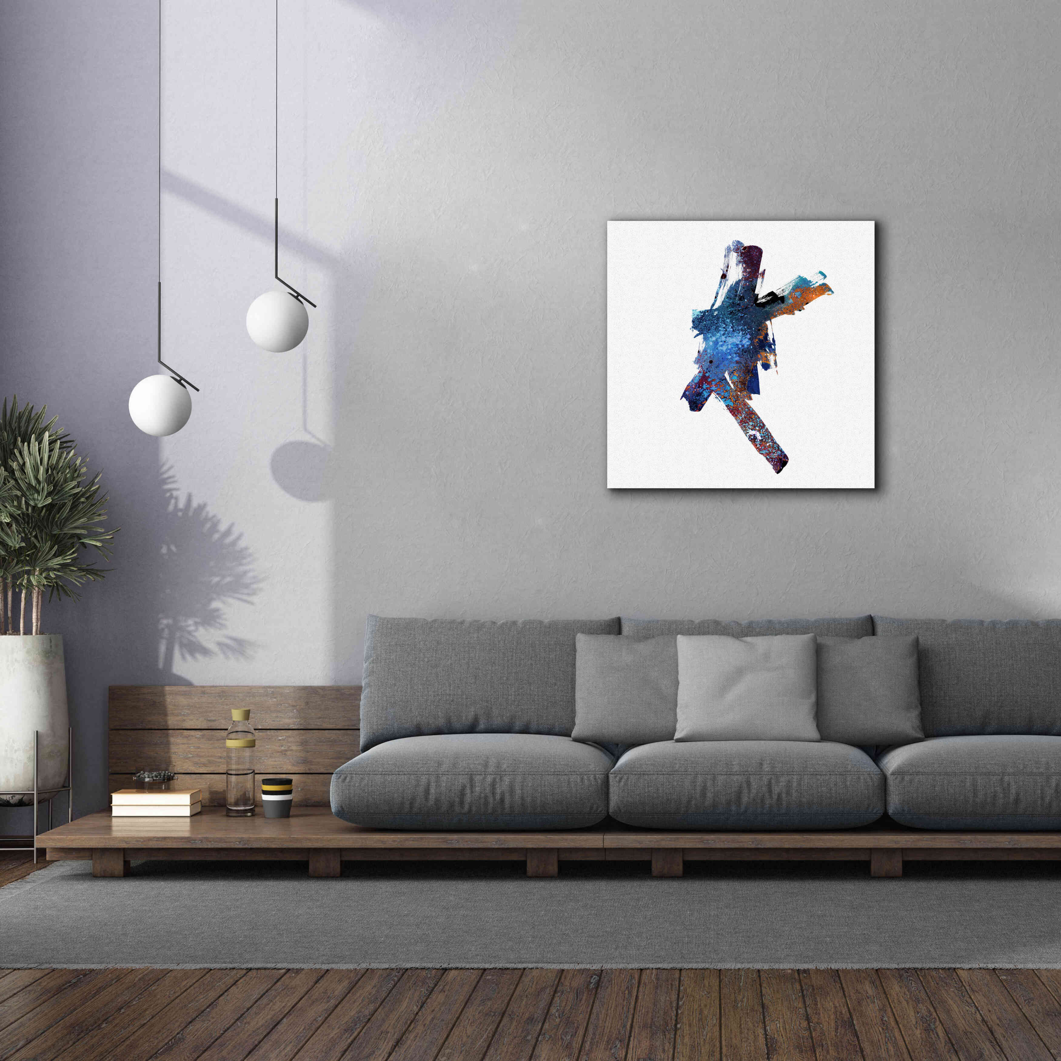 'Eastern Visions 3' by Jaclyn Frances, Giclee Canvas Wall Art,37x37