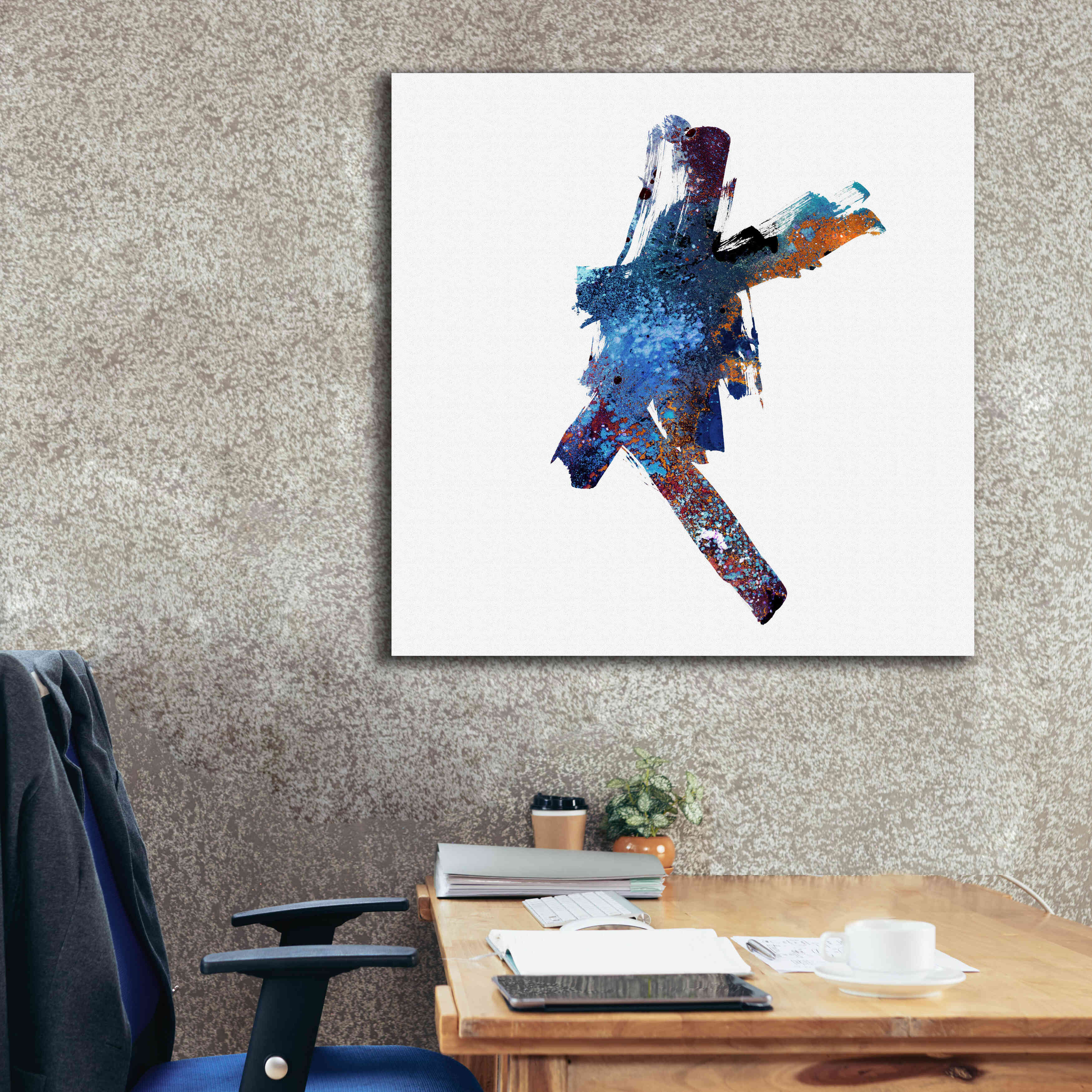 'Eastern Visions 3' by Jaclyn Frances, Giclee Canvas Wall Art,37x37