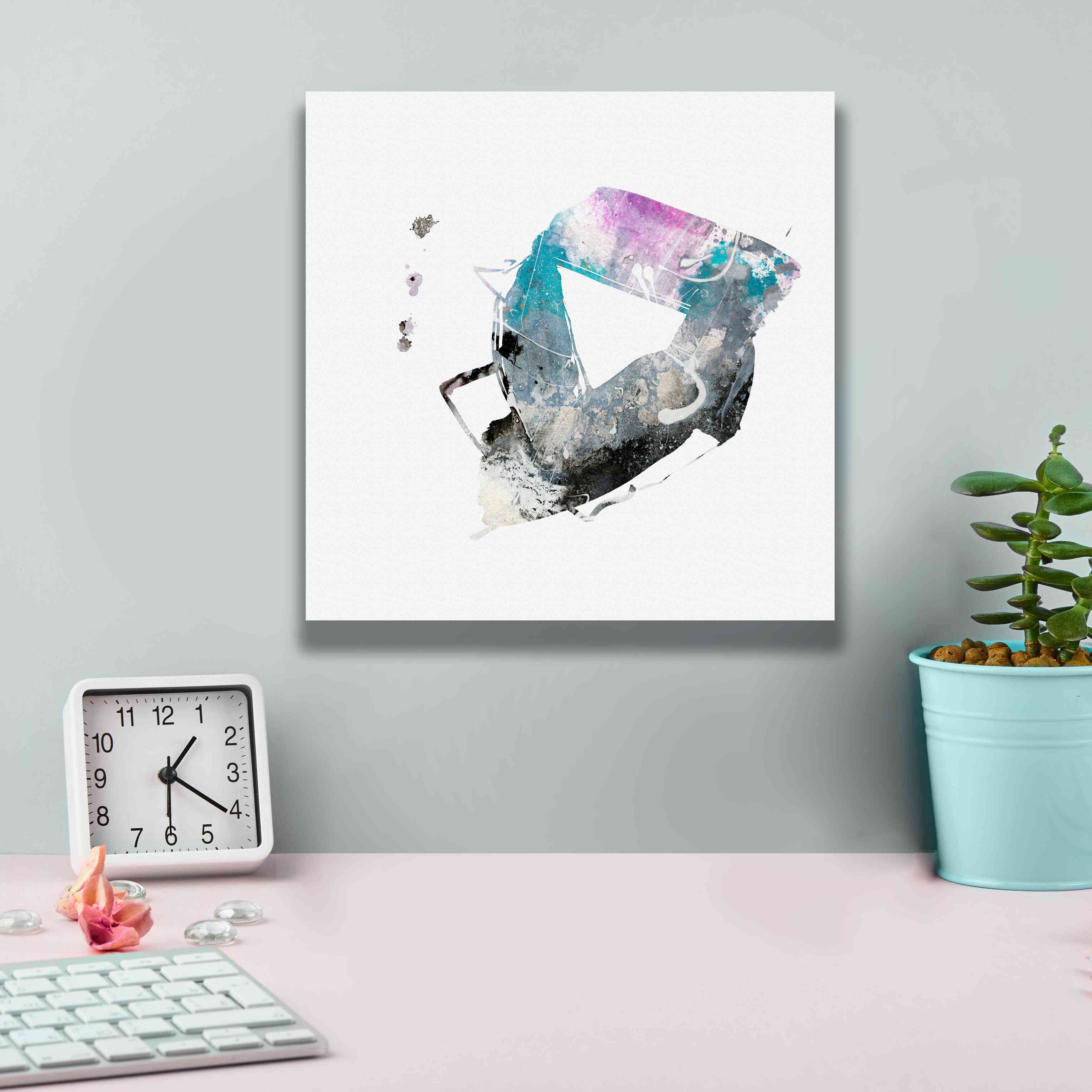 'Eastern Visions 4' by Jaclyn Frances, Giclee Canvas Wall Art,12x12