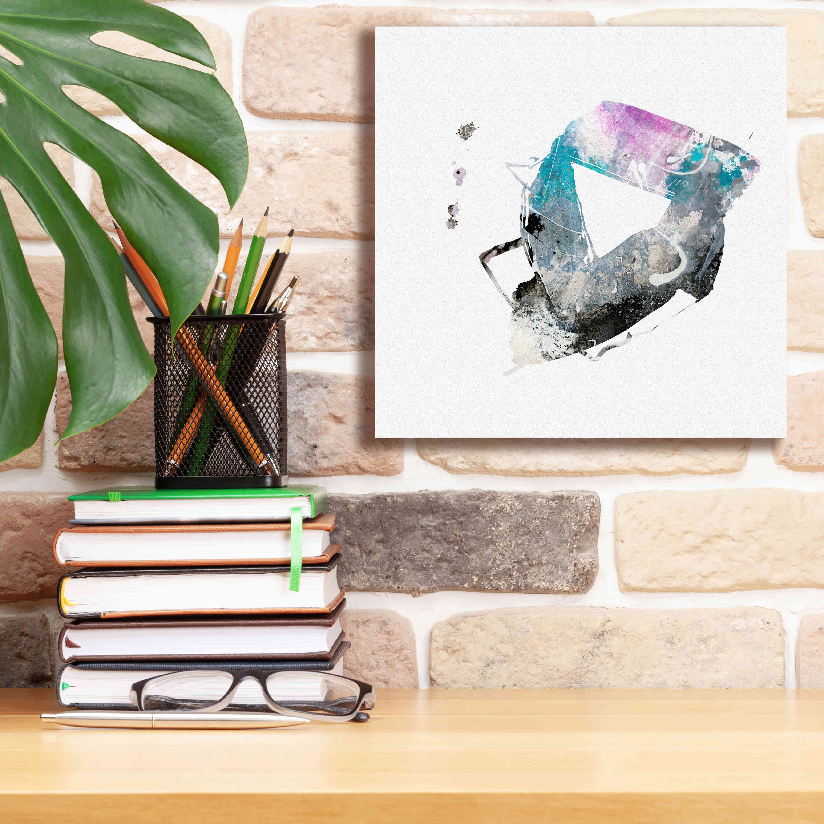 'Eastern Visions 4' by Jaclyn Frances, Giclee Canvas Wall Art,12x12