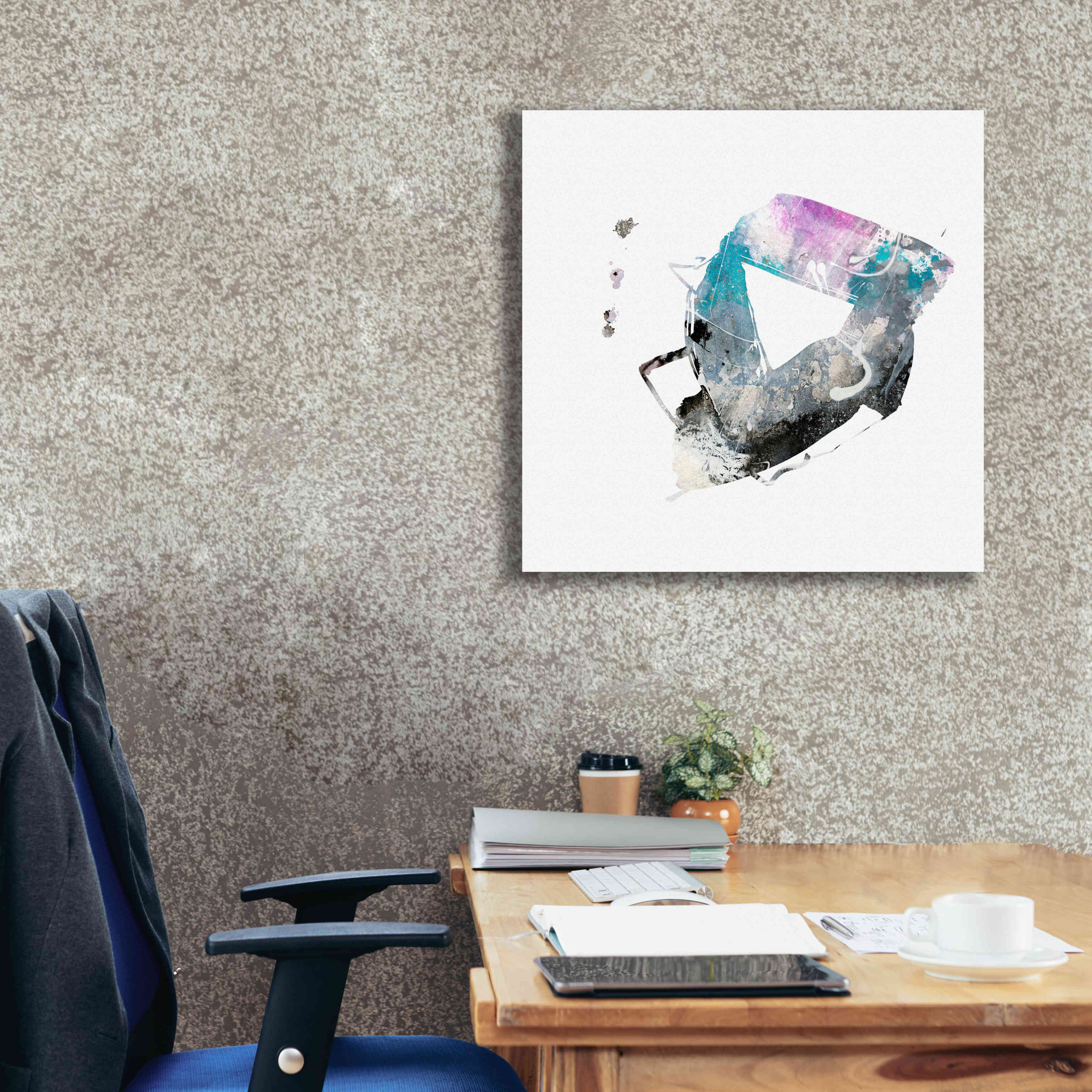 'Eastern Visions 4' by Jaclyn Frances, Giclee Canvas Wall Art,26x26