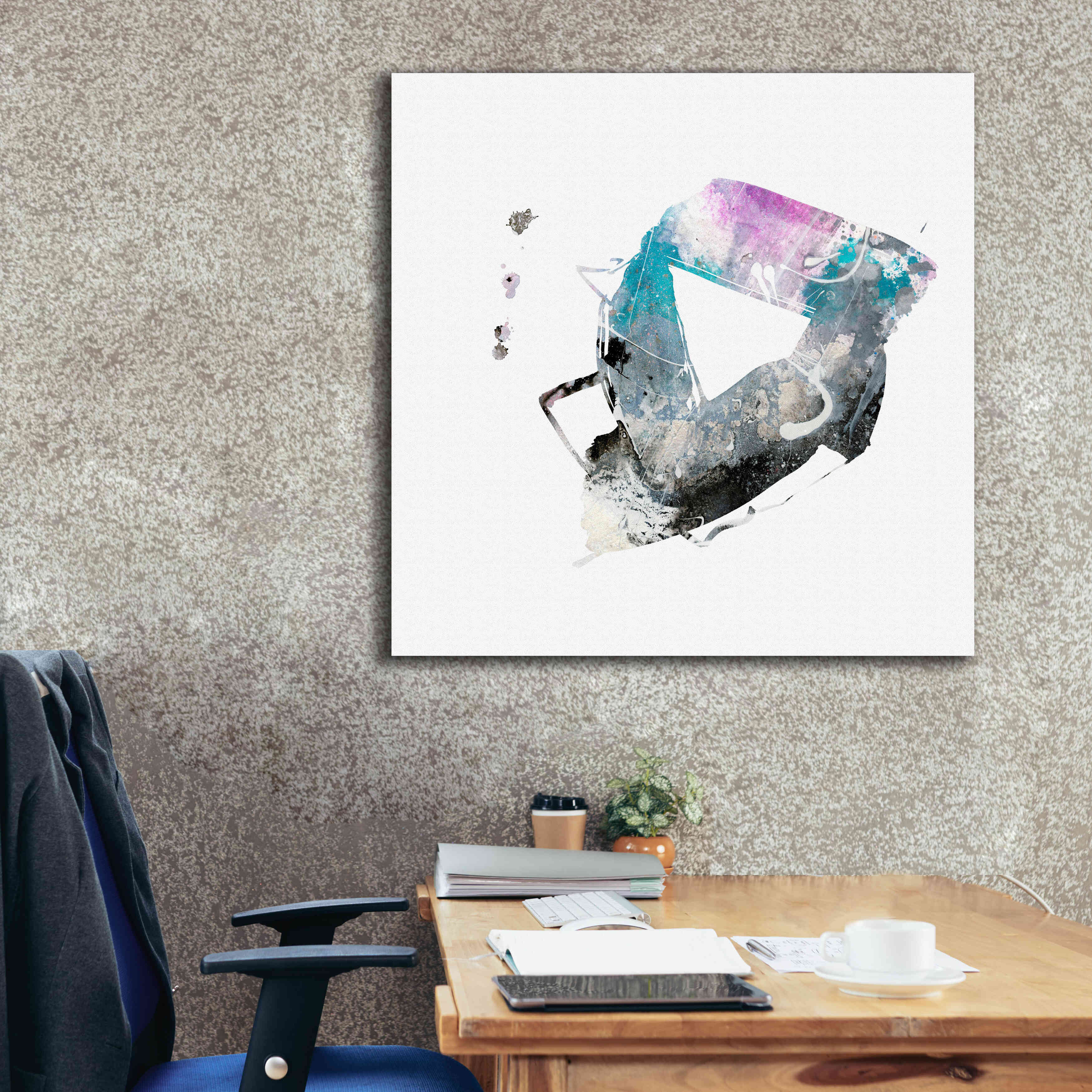 'Eastern Visions 4' by Jaclyn Frances, Giclee Canvas Wall Art,37x37