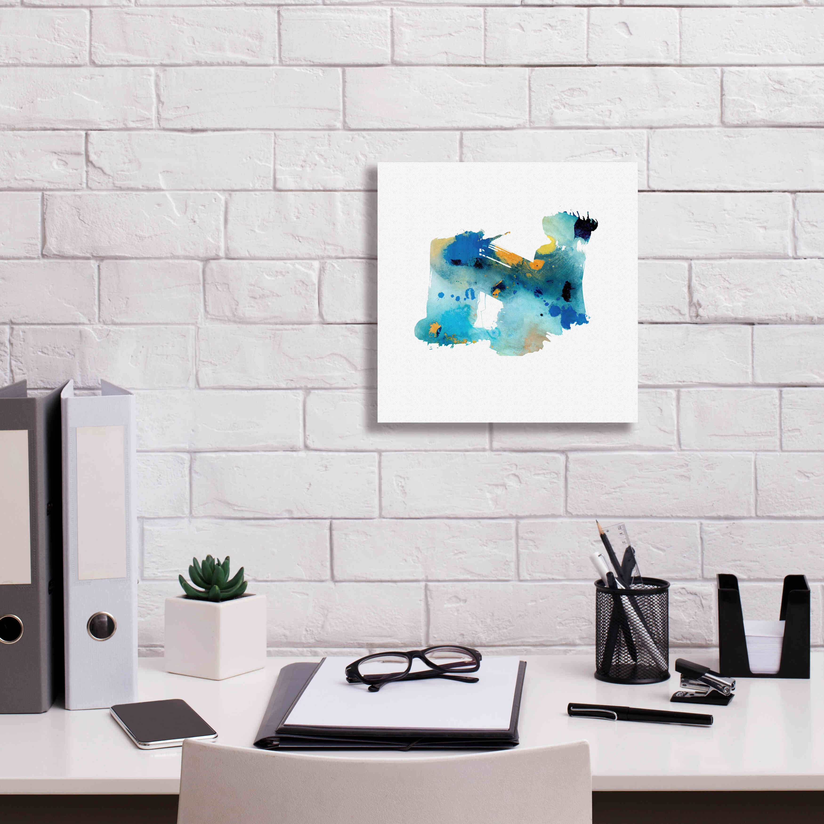 'Eastern Visions 5' by Jaclyn Frances, Giclee Canvas Wall Art,12x12