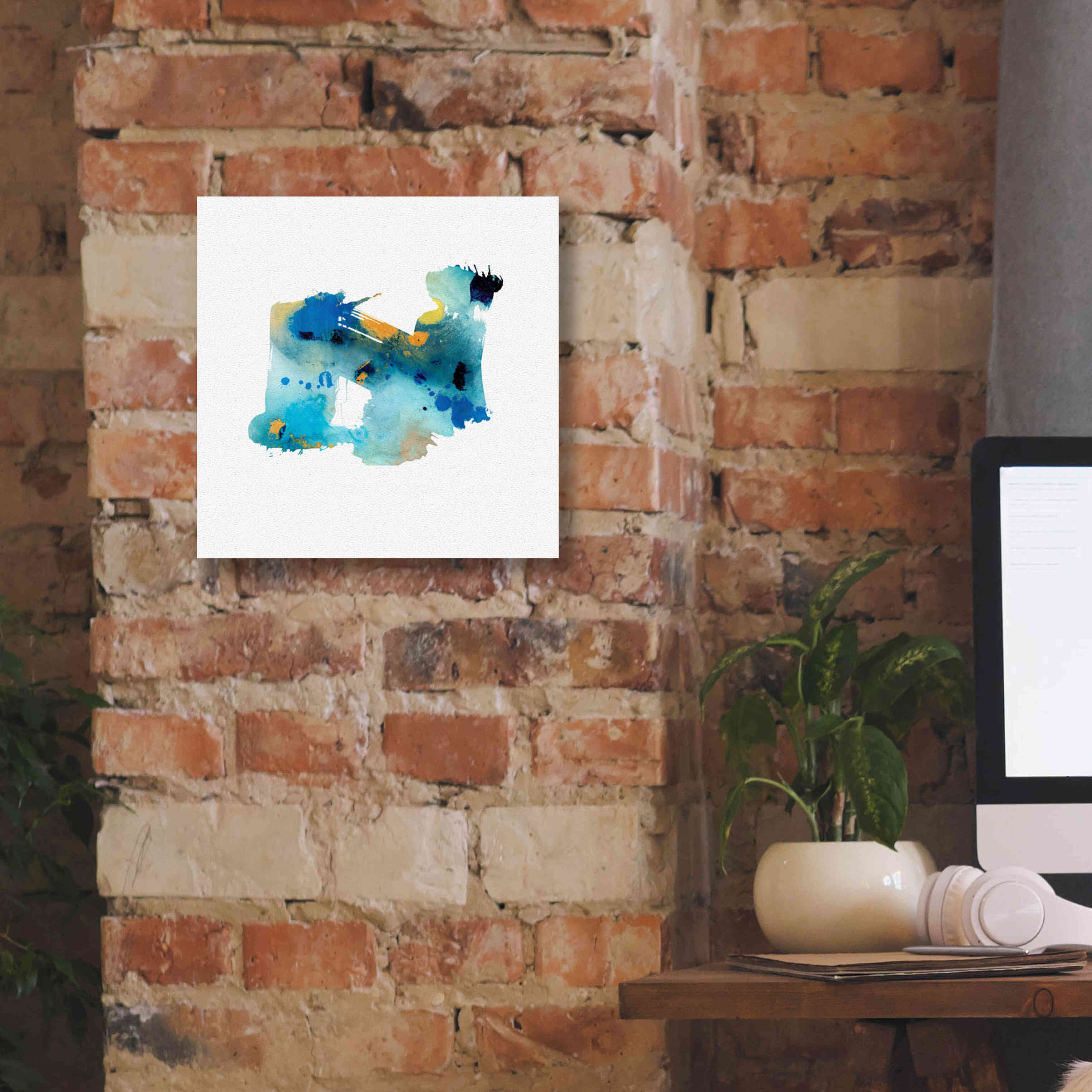 'Eastern Visions 5' by Jaclyn Frances, Giclee Canvas Wall Art,12x12